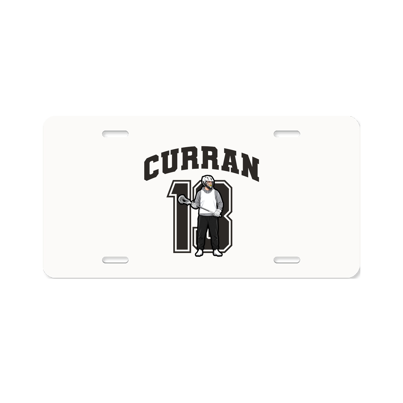 License Plate — Number in Classic