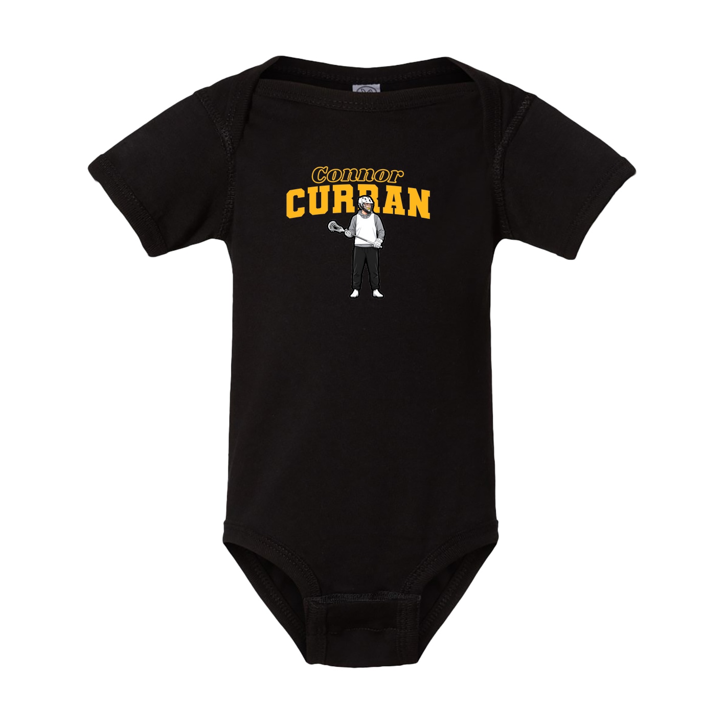 Baby Onesie — Name Arch in Black