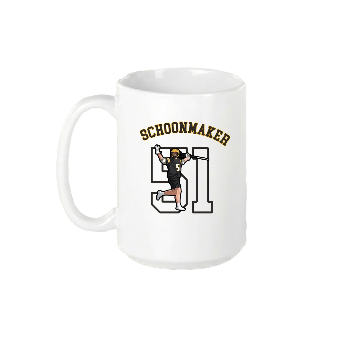 15oz Coffee Mug — Shirsey Arch in White