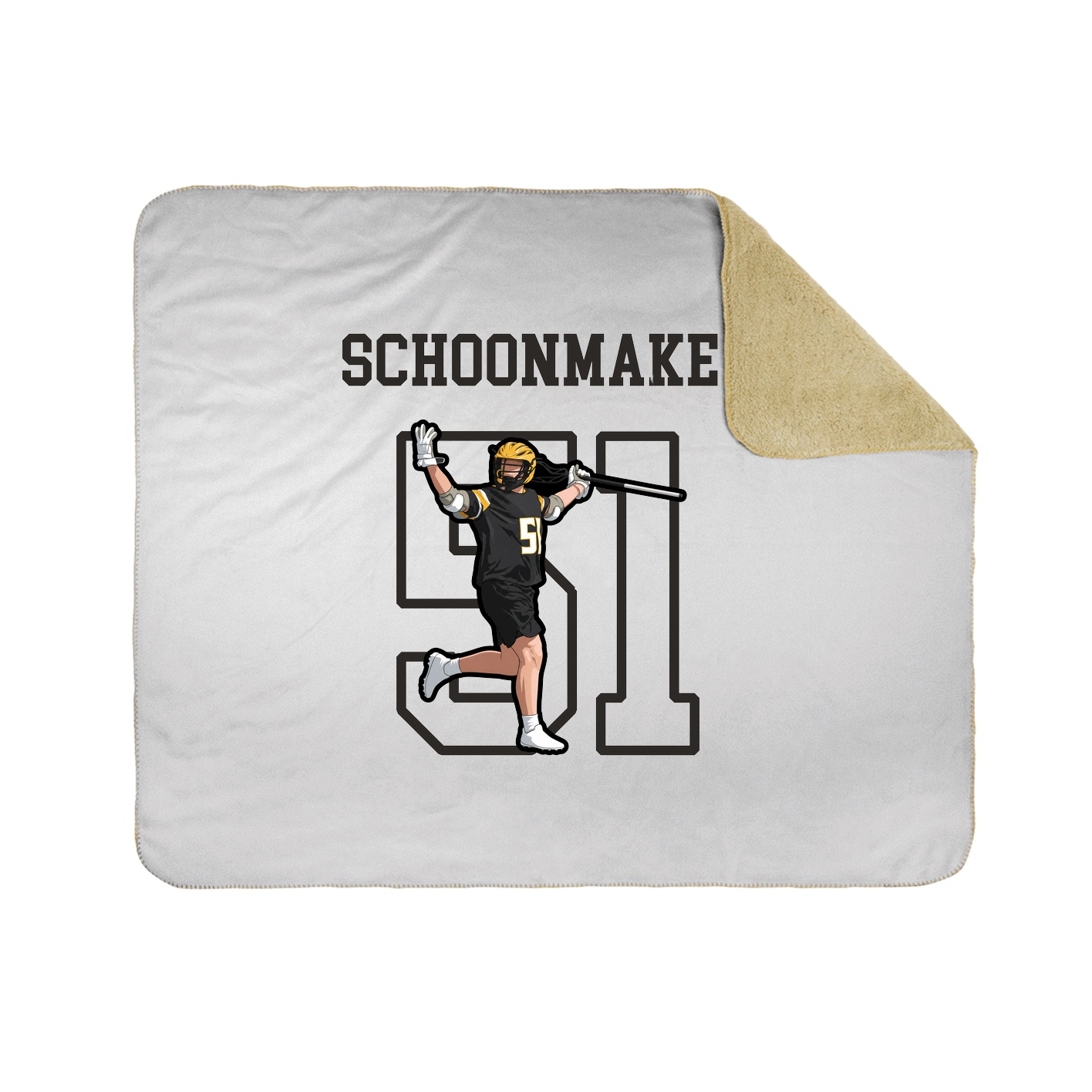 Throw Blanket — Shirsey in White