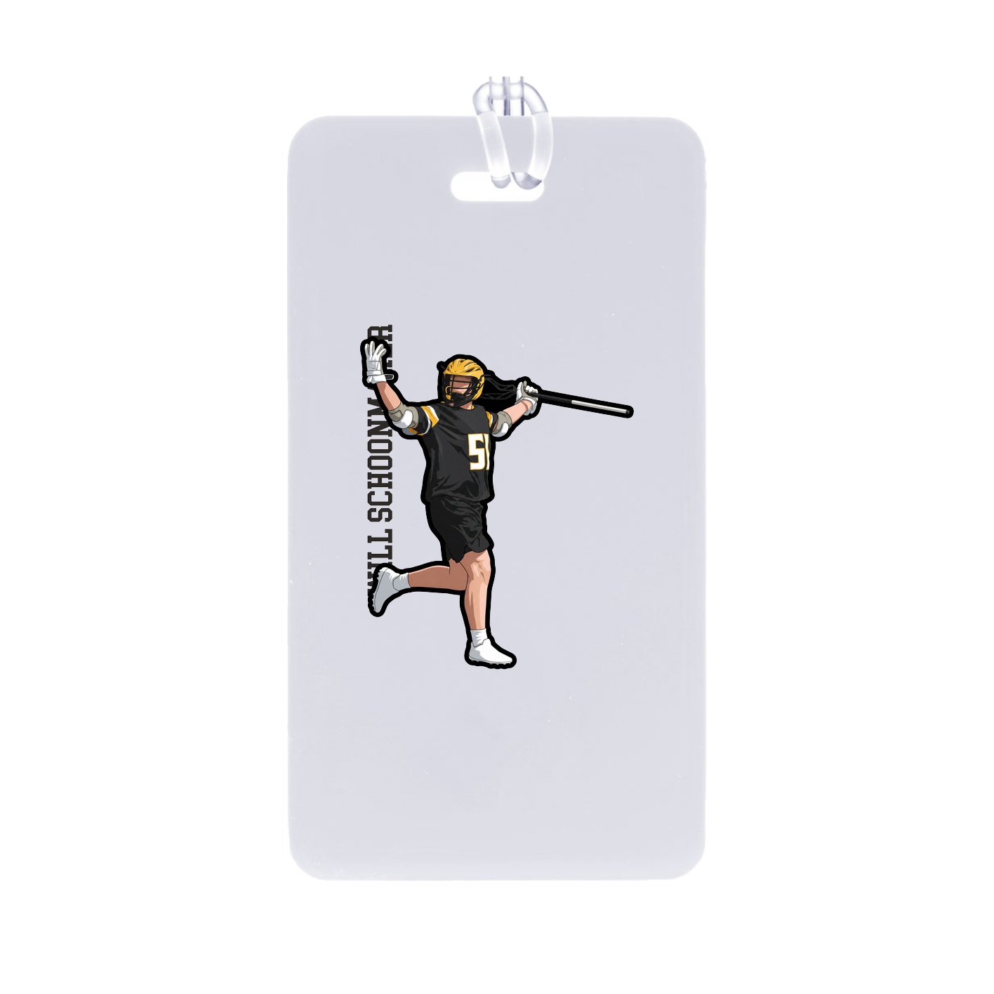 Bag Tag — Name Vertical in Classic