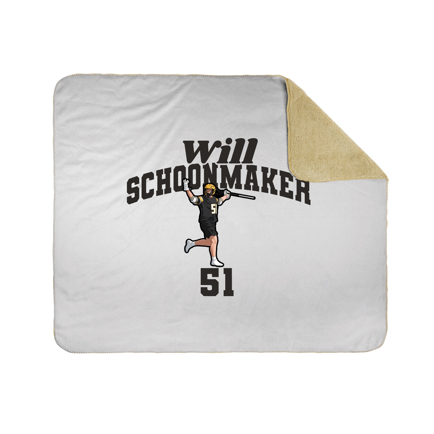 Throw Blanket — Signature Arch in White