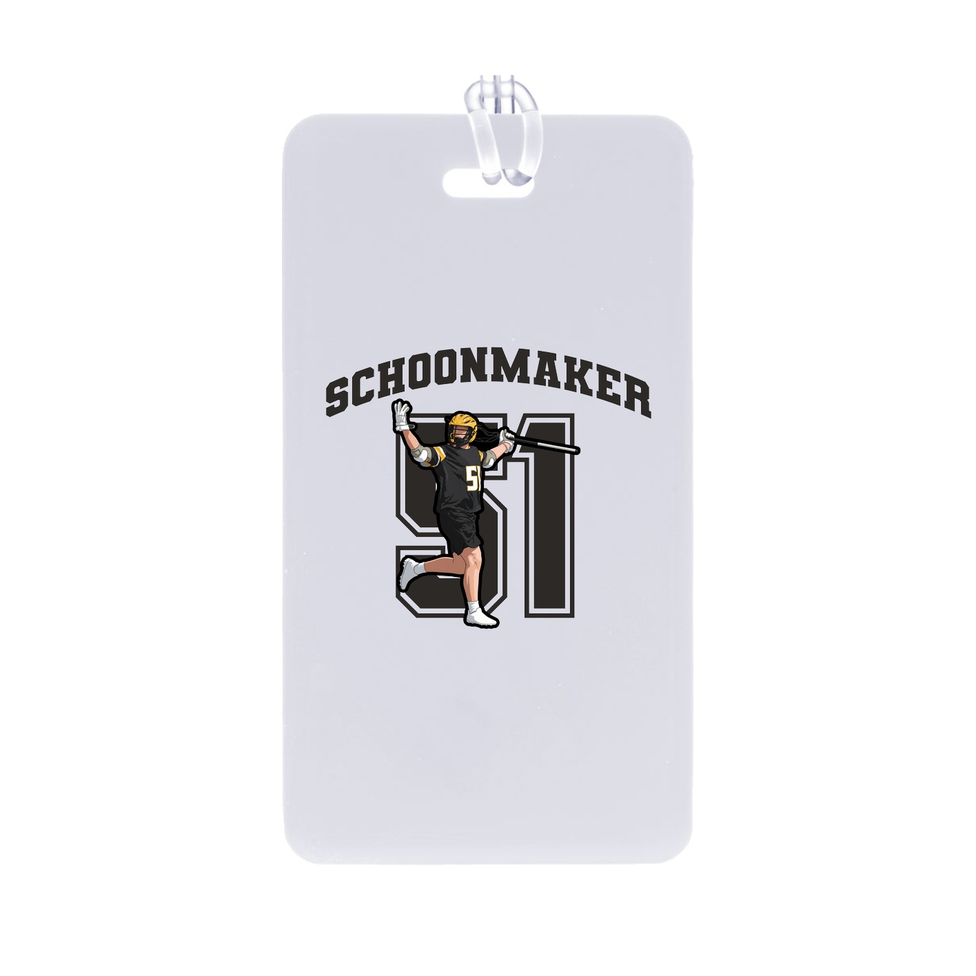 Bag Tag — Number in Classic