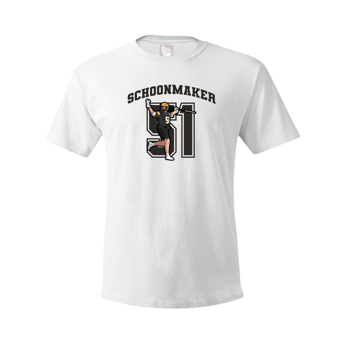 Tee — Number in White