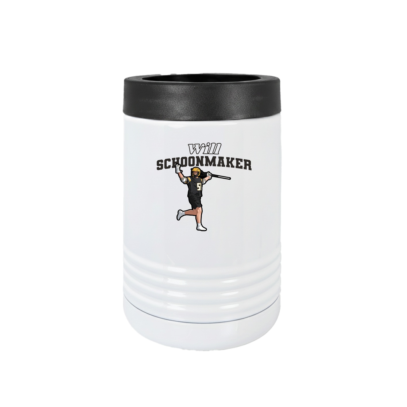 Beverage Holder — Name Arch in White