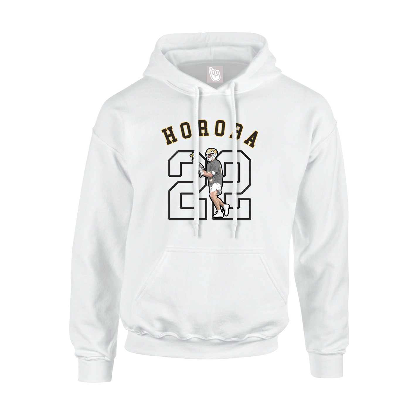 Youth Hoodie — Shirsey Arch in White