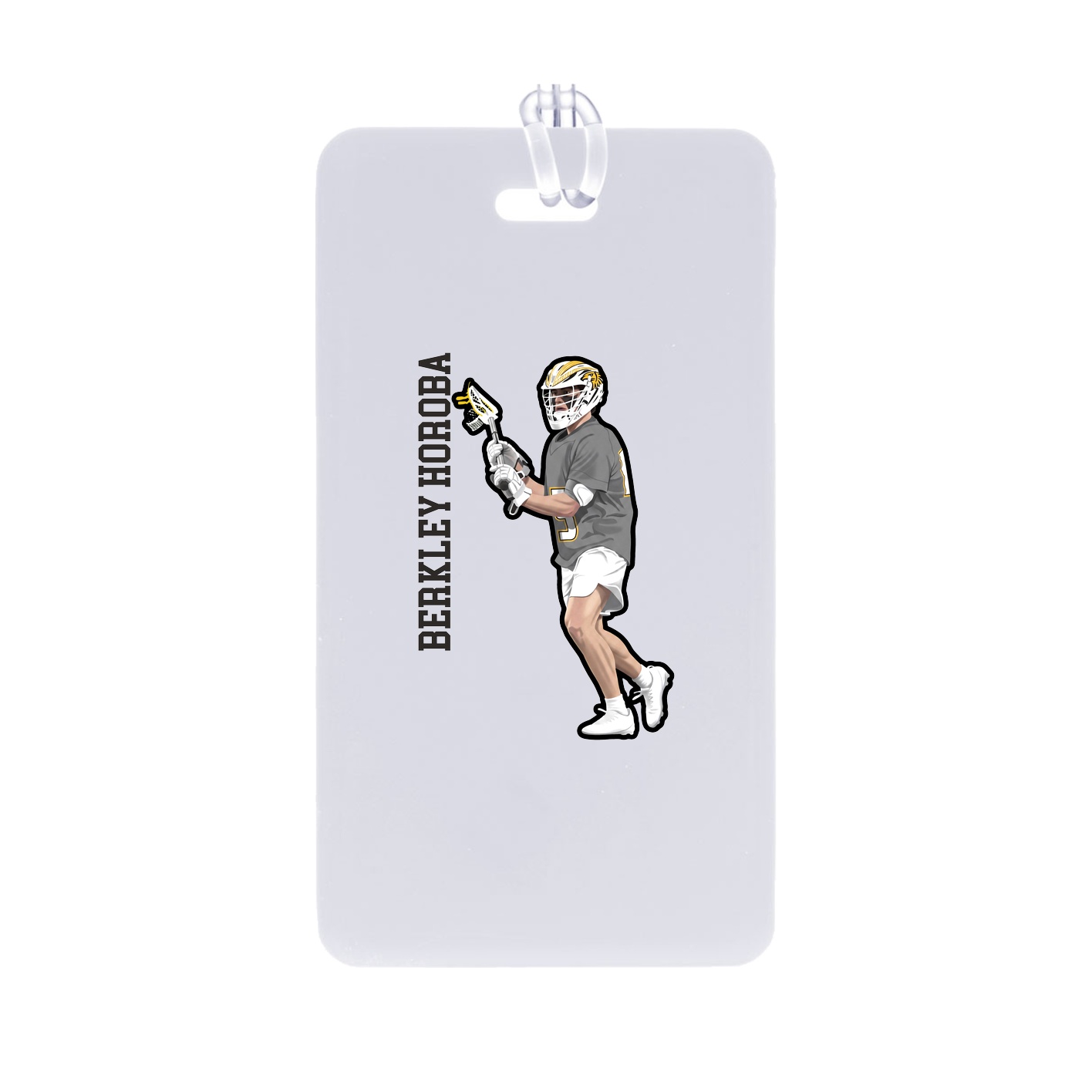 Bag Tag — Name Vertical in Classic