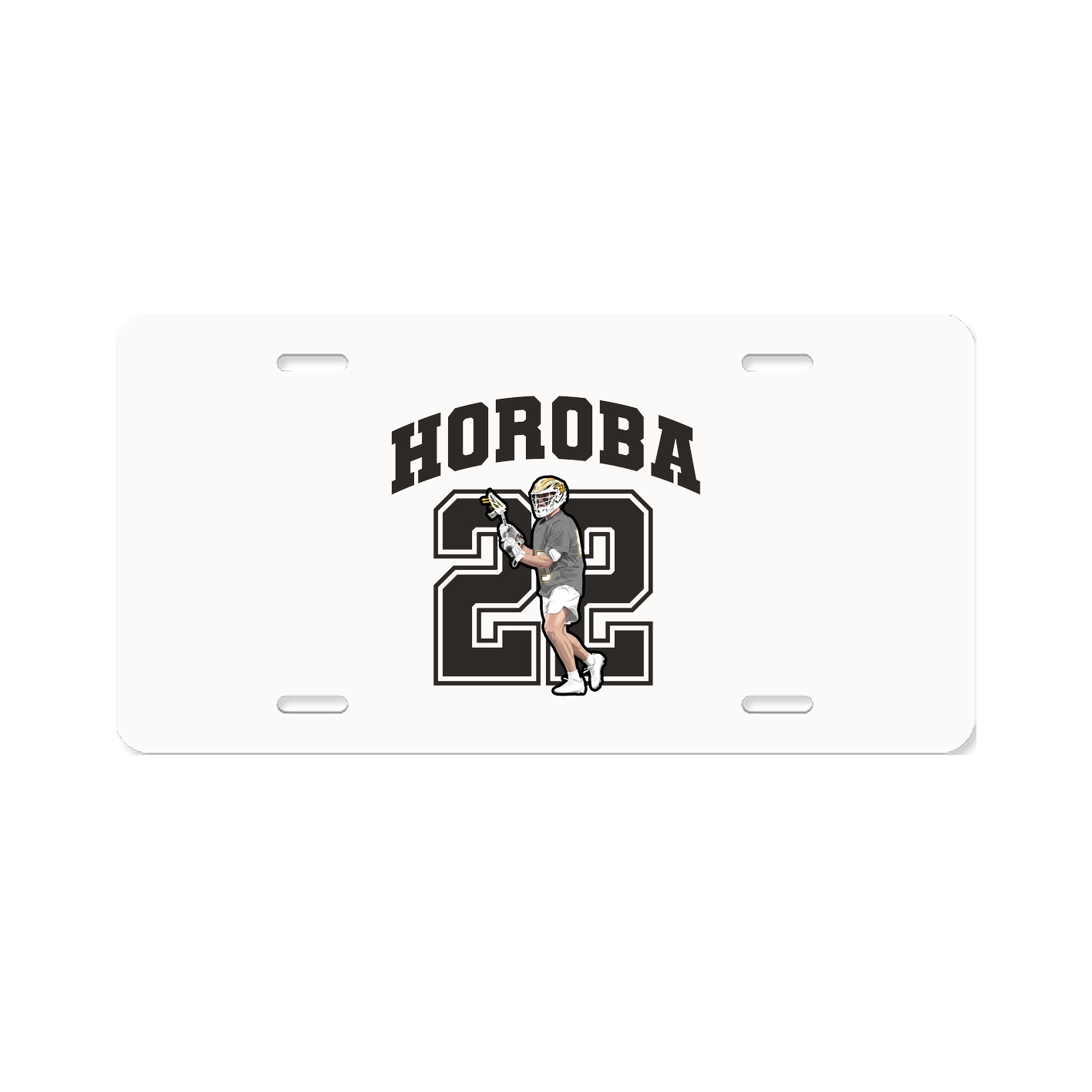 License Plate — Number in Classic