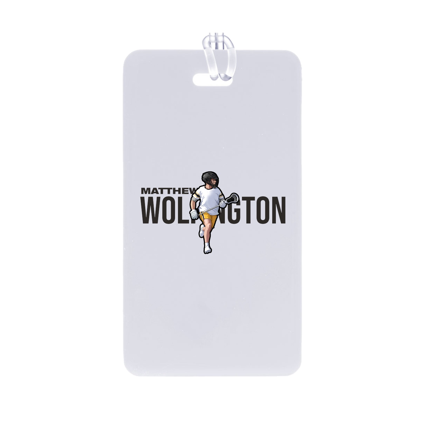 Bag Tag — Player Name in Classic