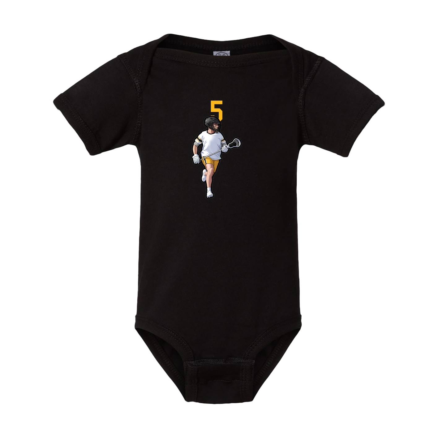 Baby Onesie — Number Top in Black