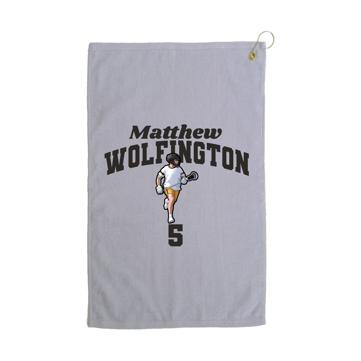 Golf Towel — Signature Arch in Grey