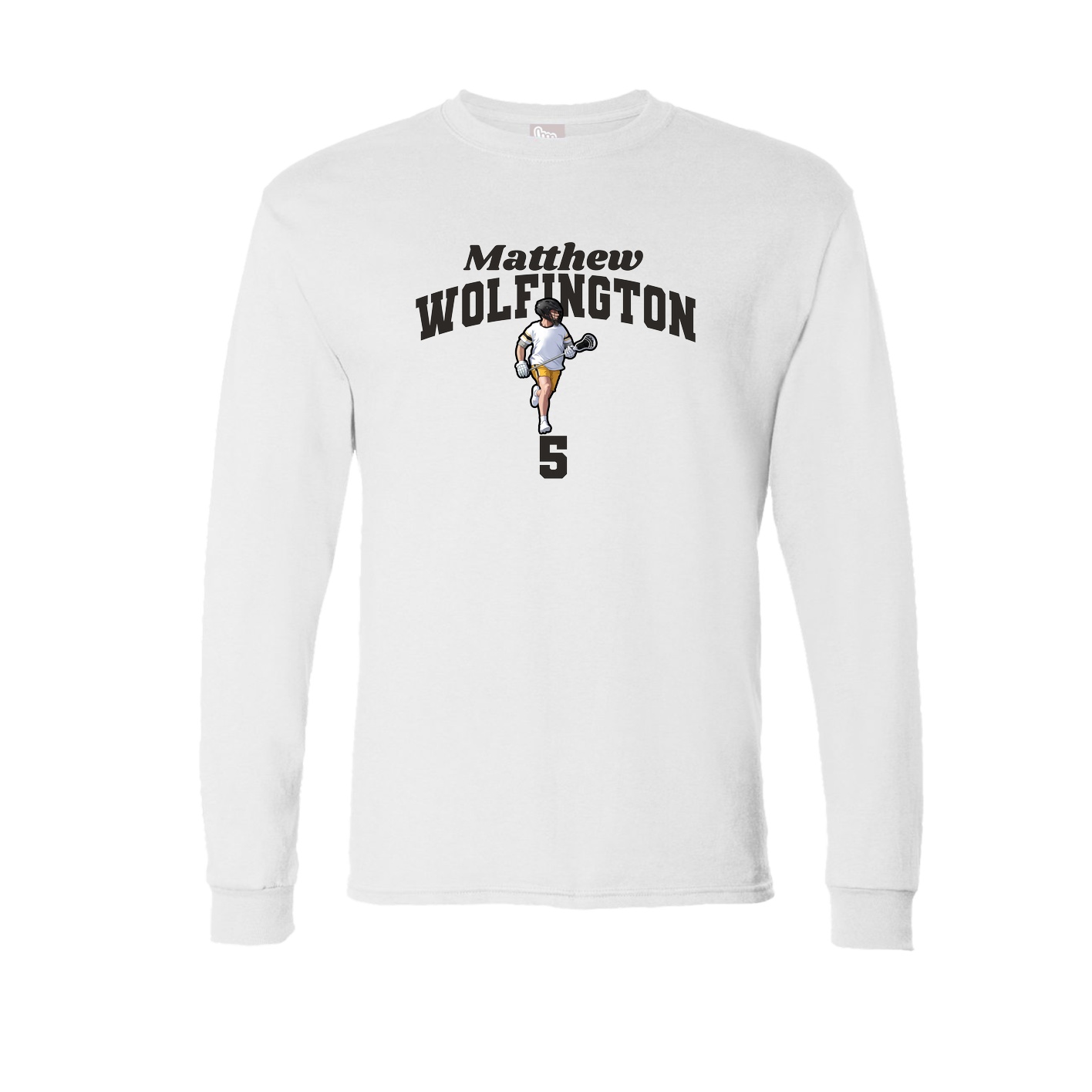 Long Sleeve Tee — Signature Arch in White