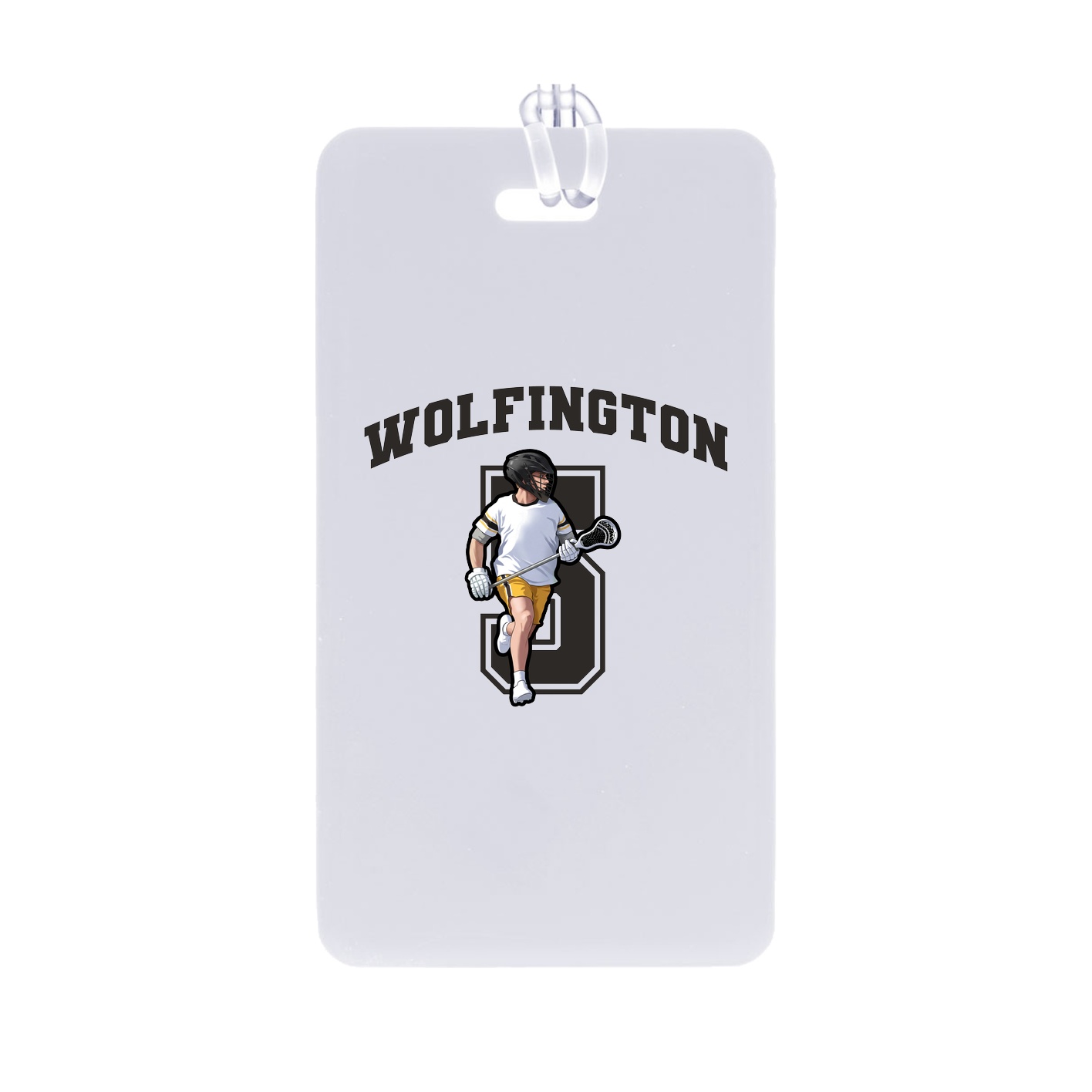 Bag Tag — Number in Classic