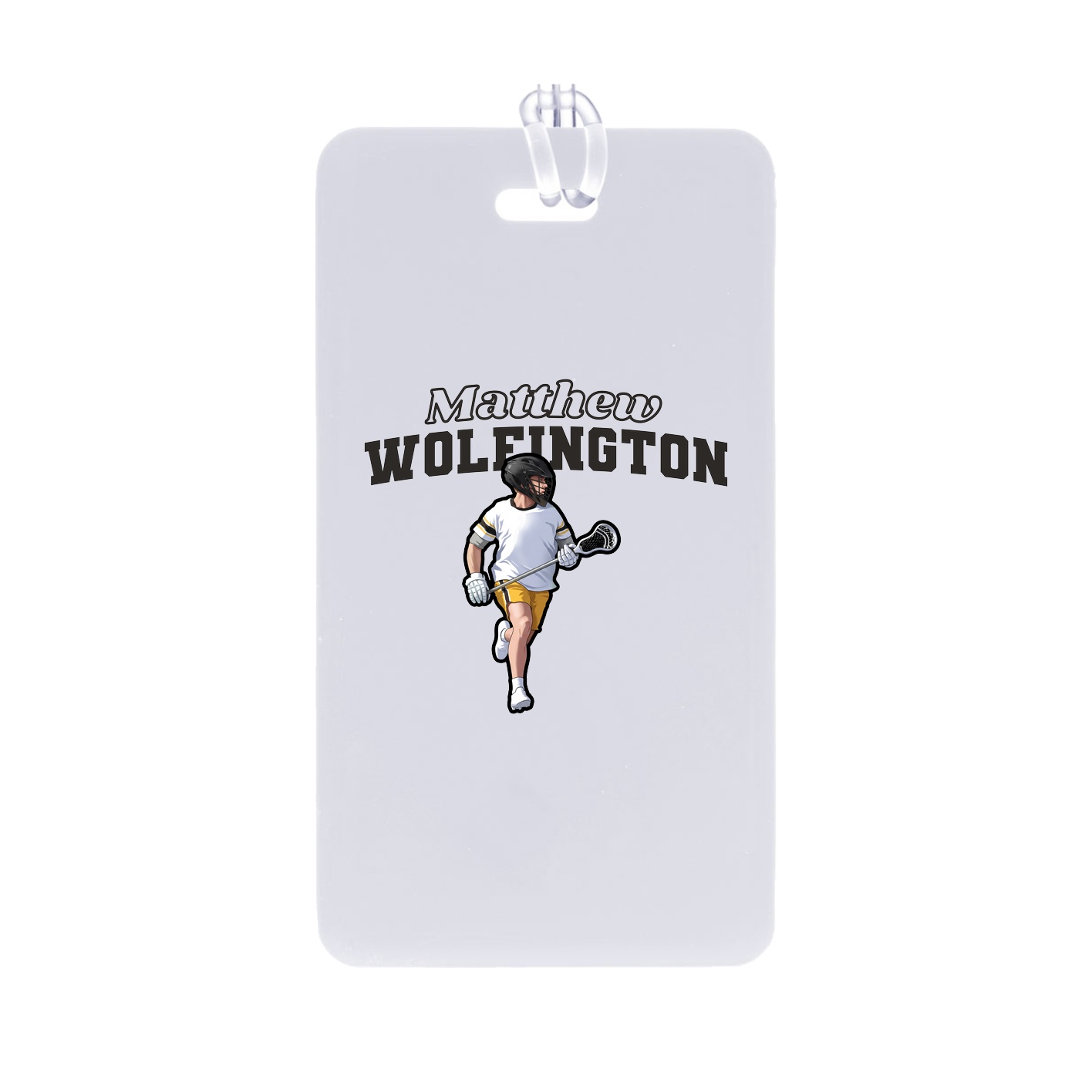Bag Tag — Name Arch in Classic