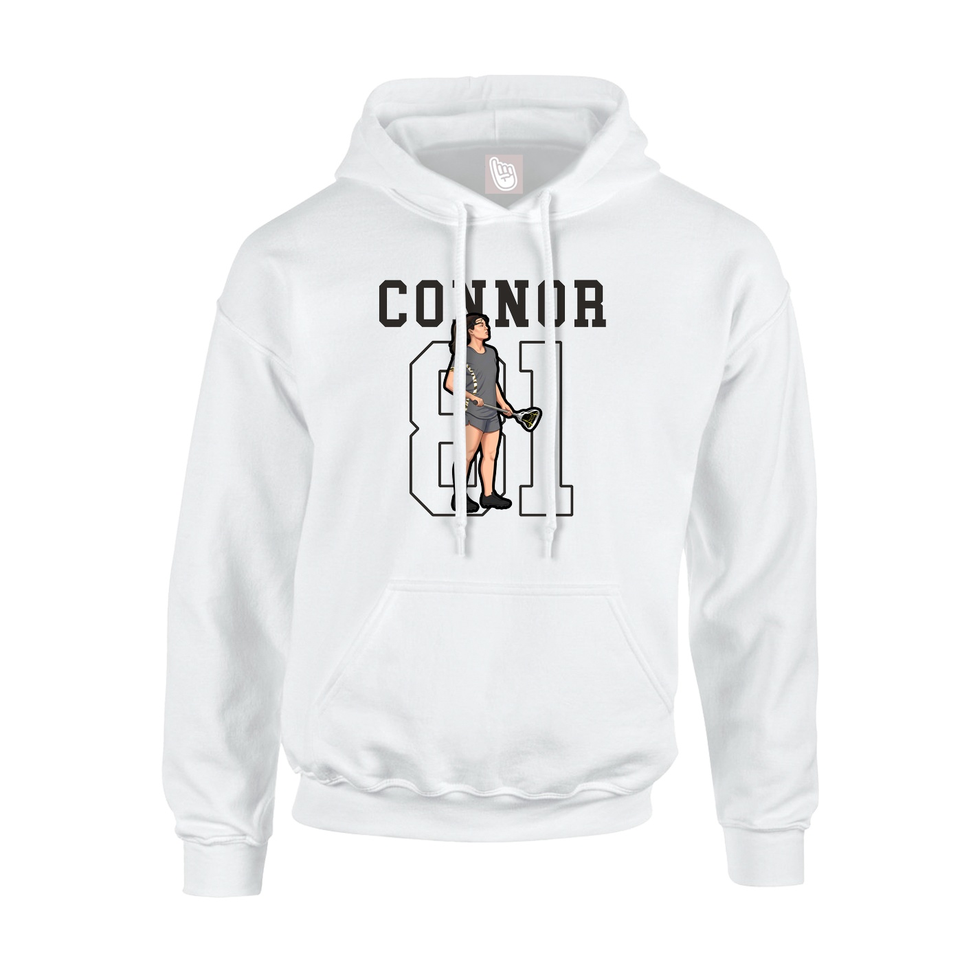 Hoodie — Shirsey in White