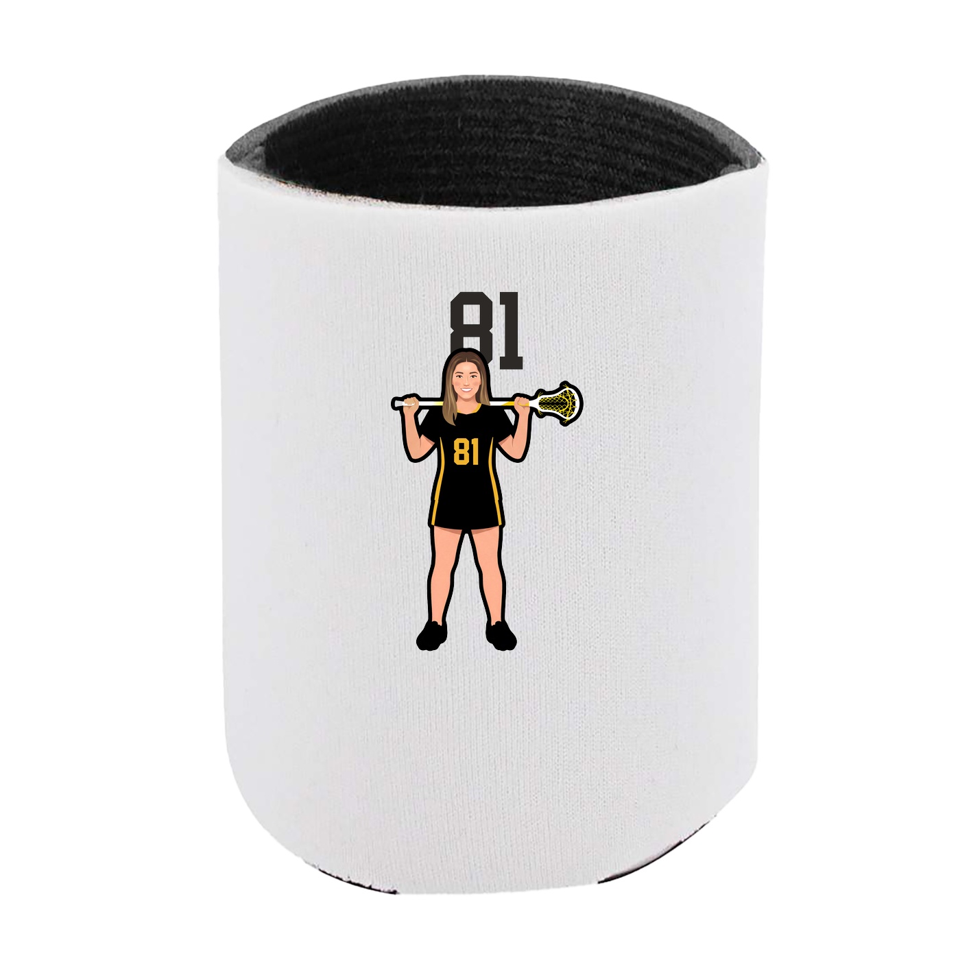 Can Holder — Number Top in White