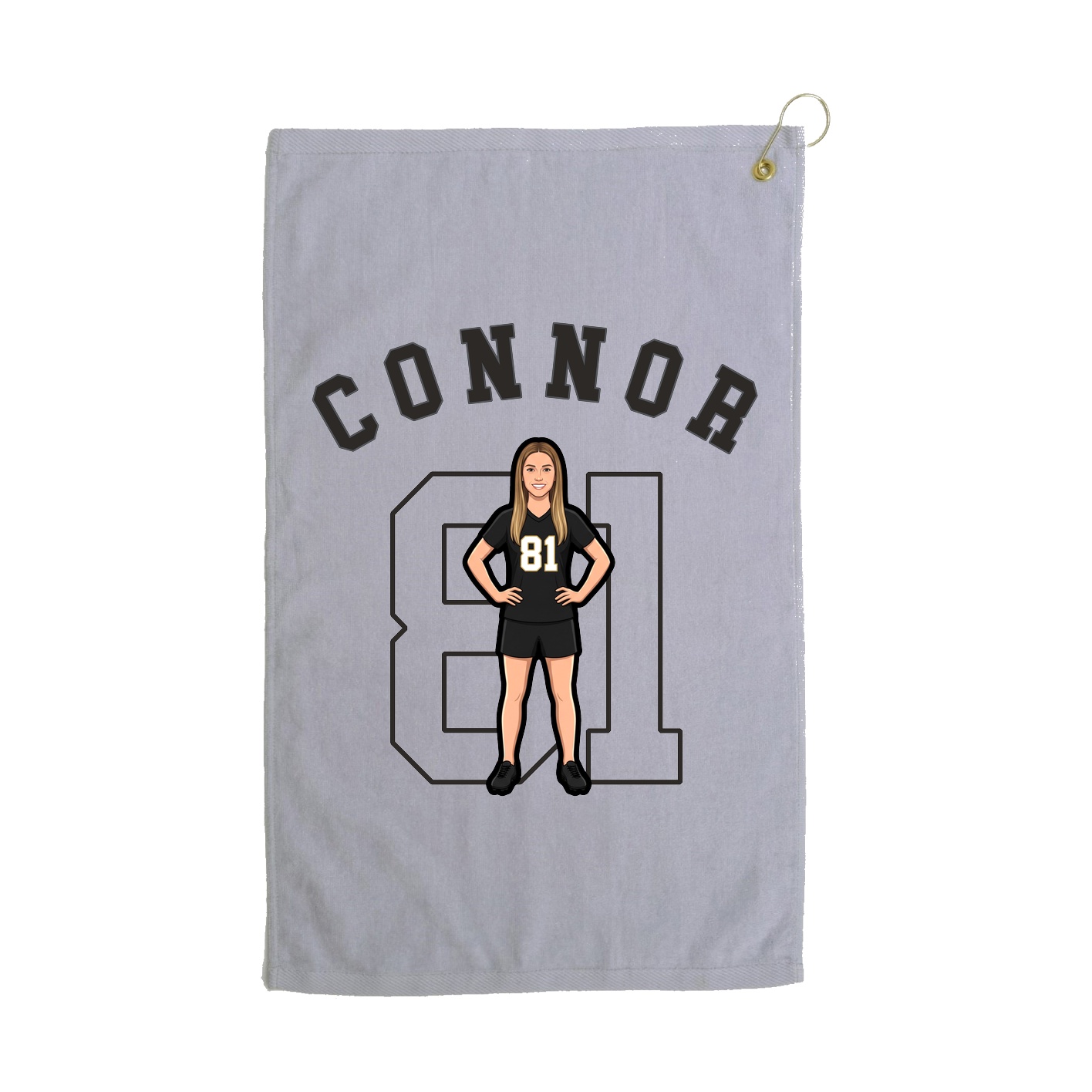 Golf Towel — Shirsey Arch in Grey