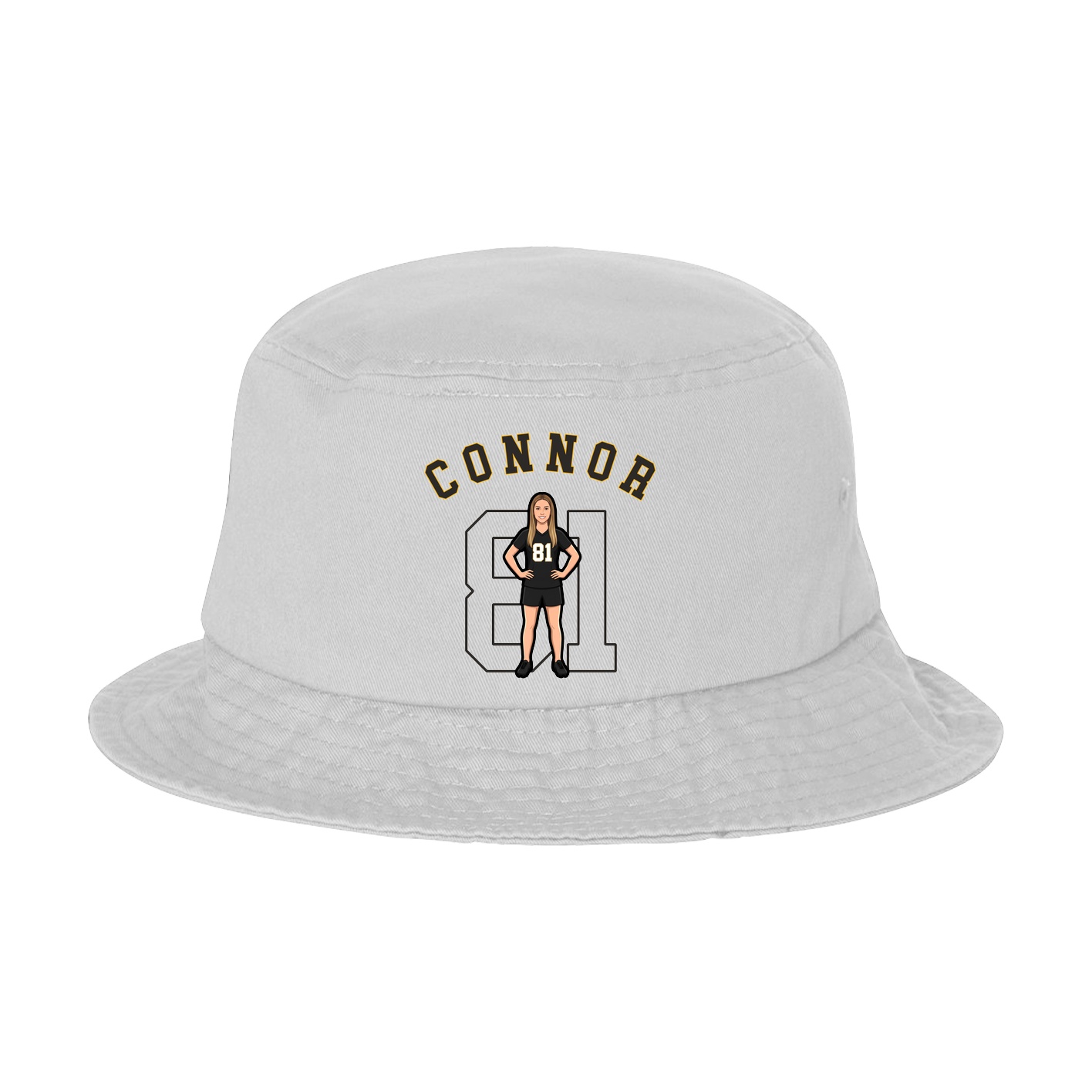 Bucket Cap — Shirsey Arch in White