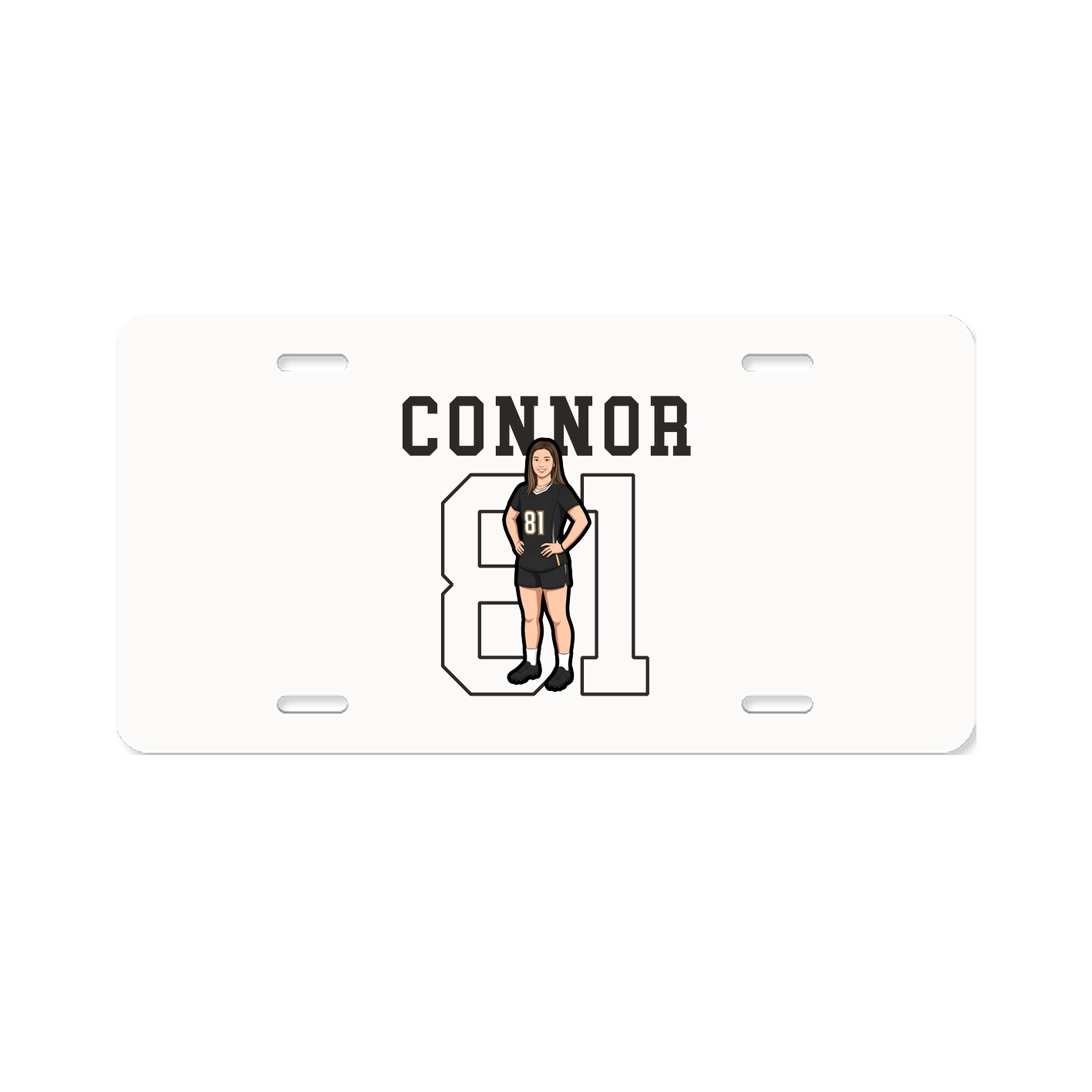 License Plate — Shirsey in Classic
