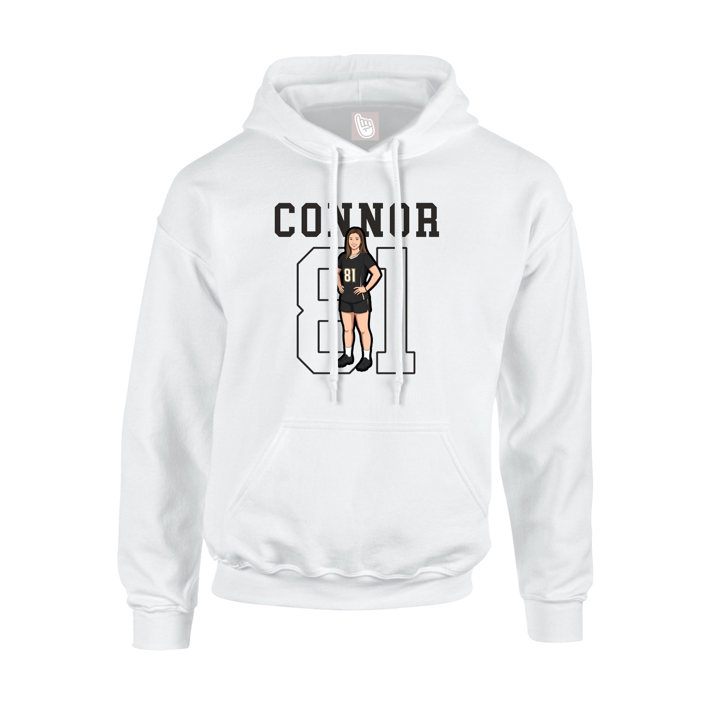 Youth Hoodie — Shirsey in White