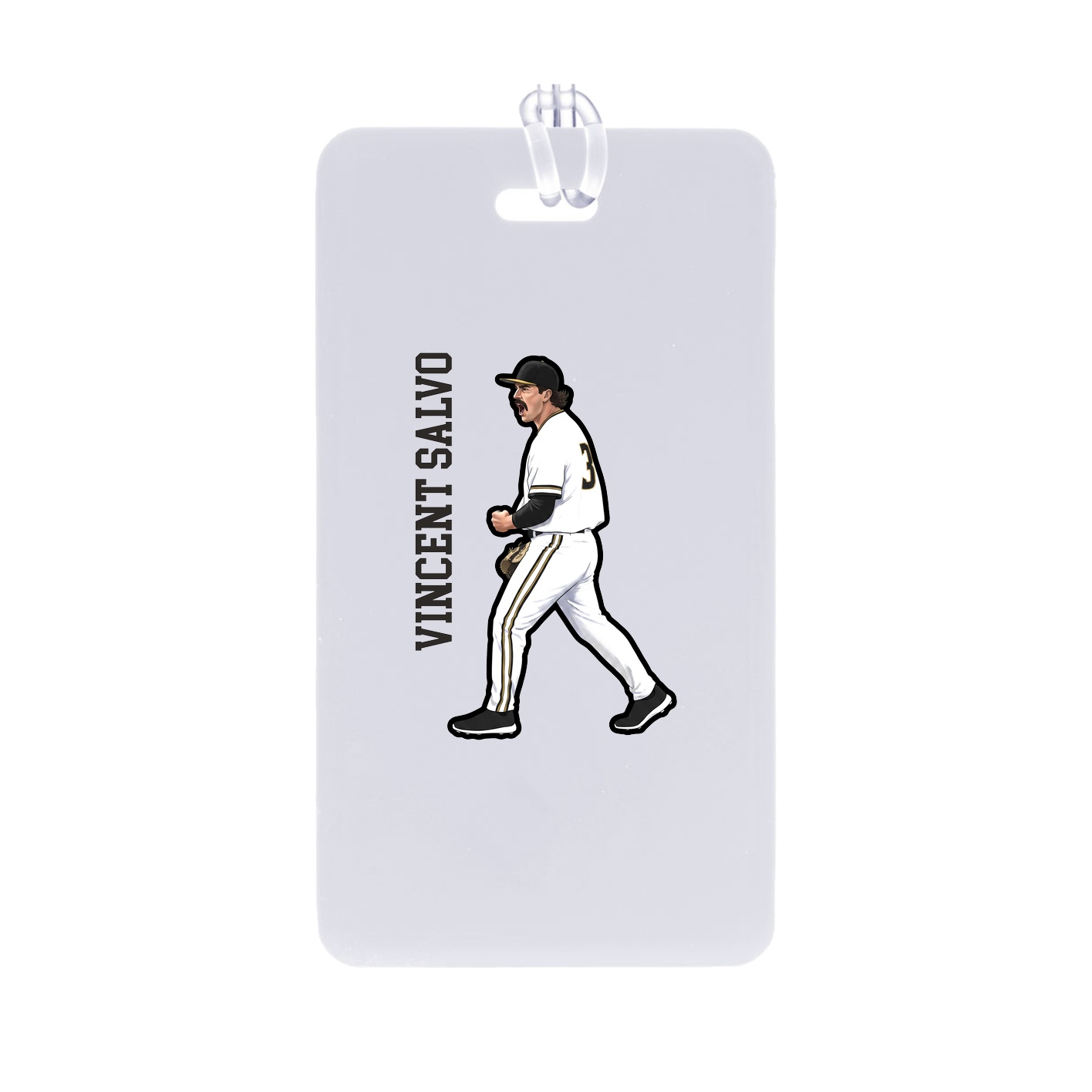 Bag Tag — Name Vertical in Classic