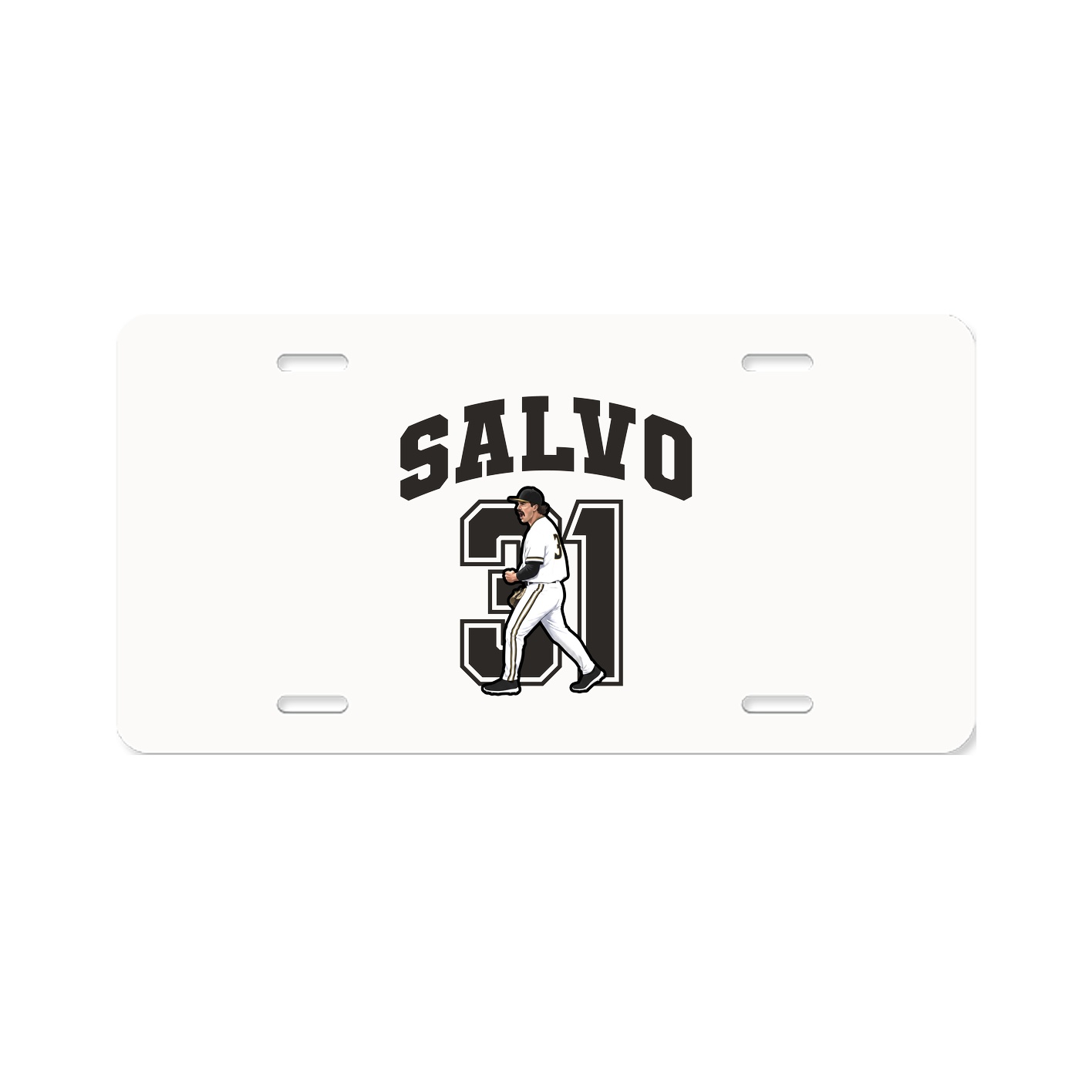 License Plate — Number in Classic