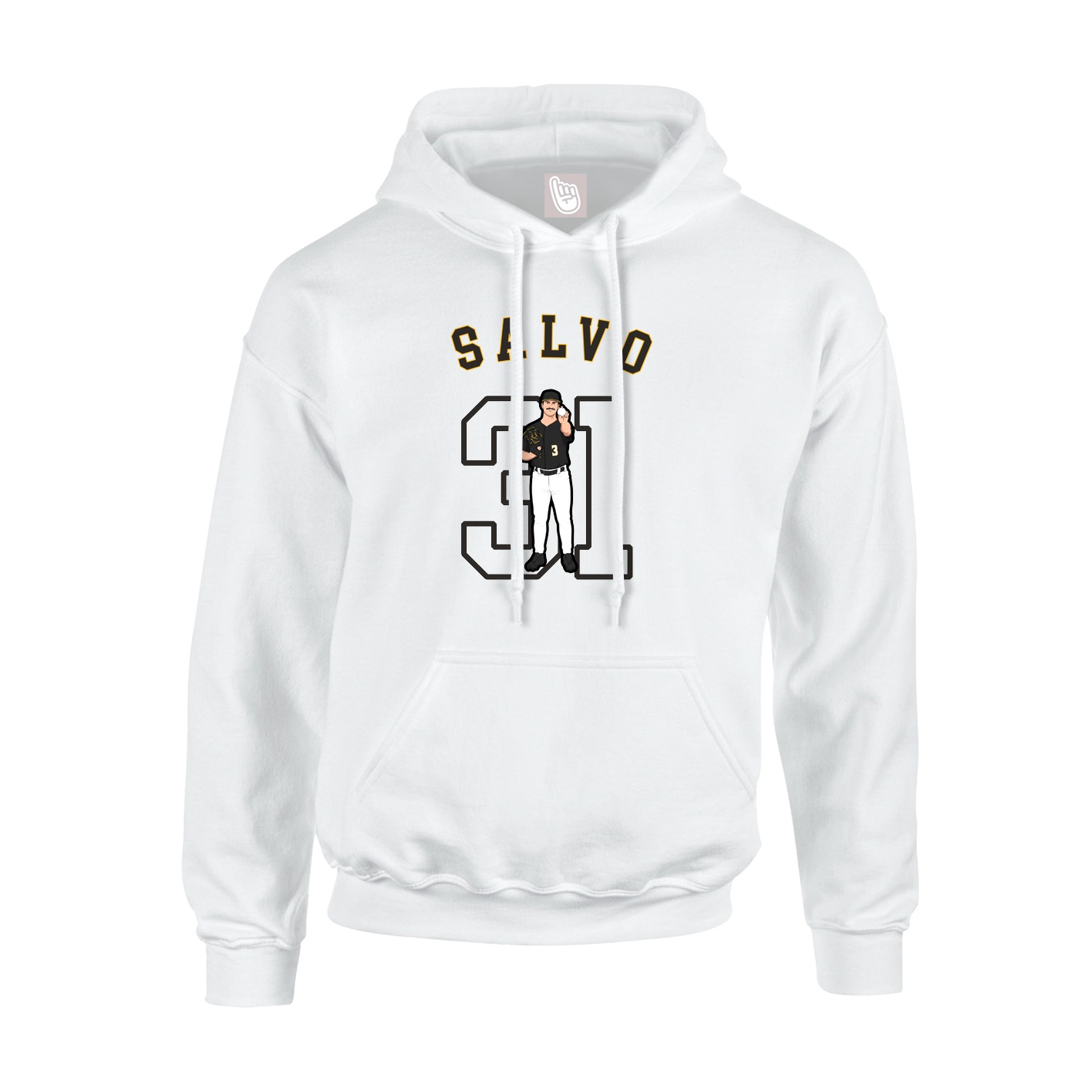 Hoodie — Shirsey Arch in White