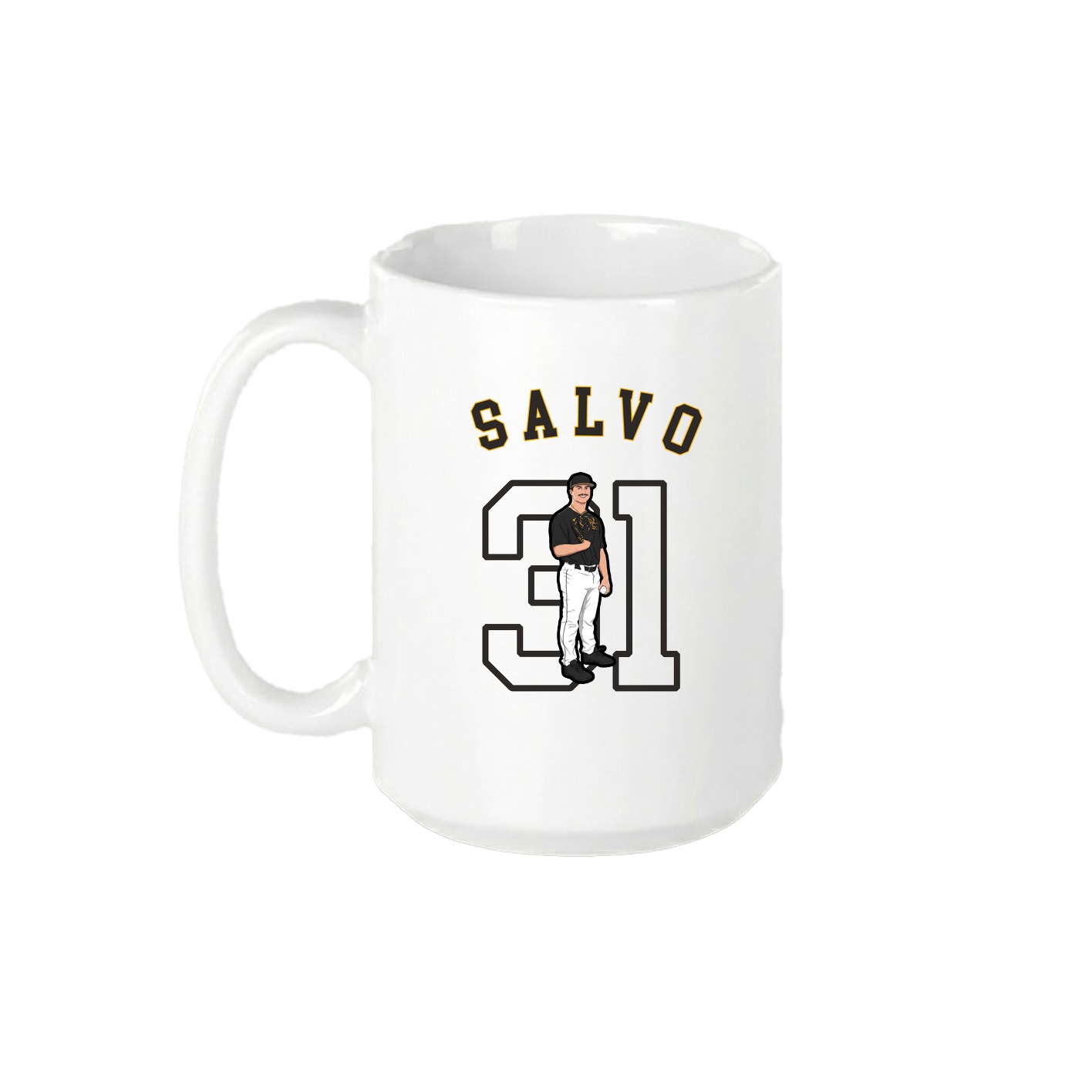 15oz Coffee Mug — Shirsey Arch in White