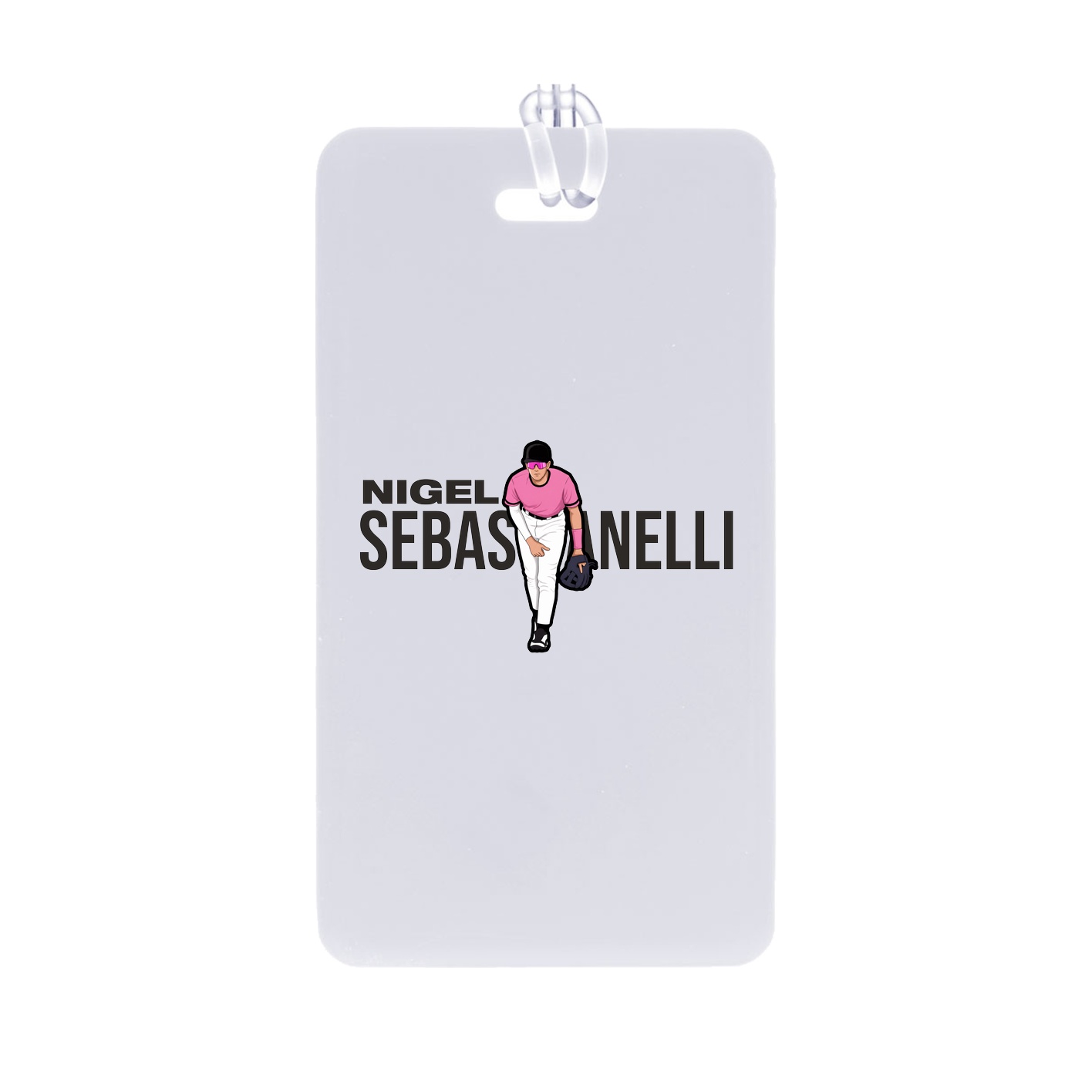 Bag Tag — Player Name in Classic