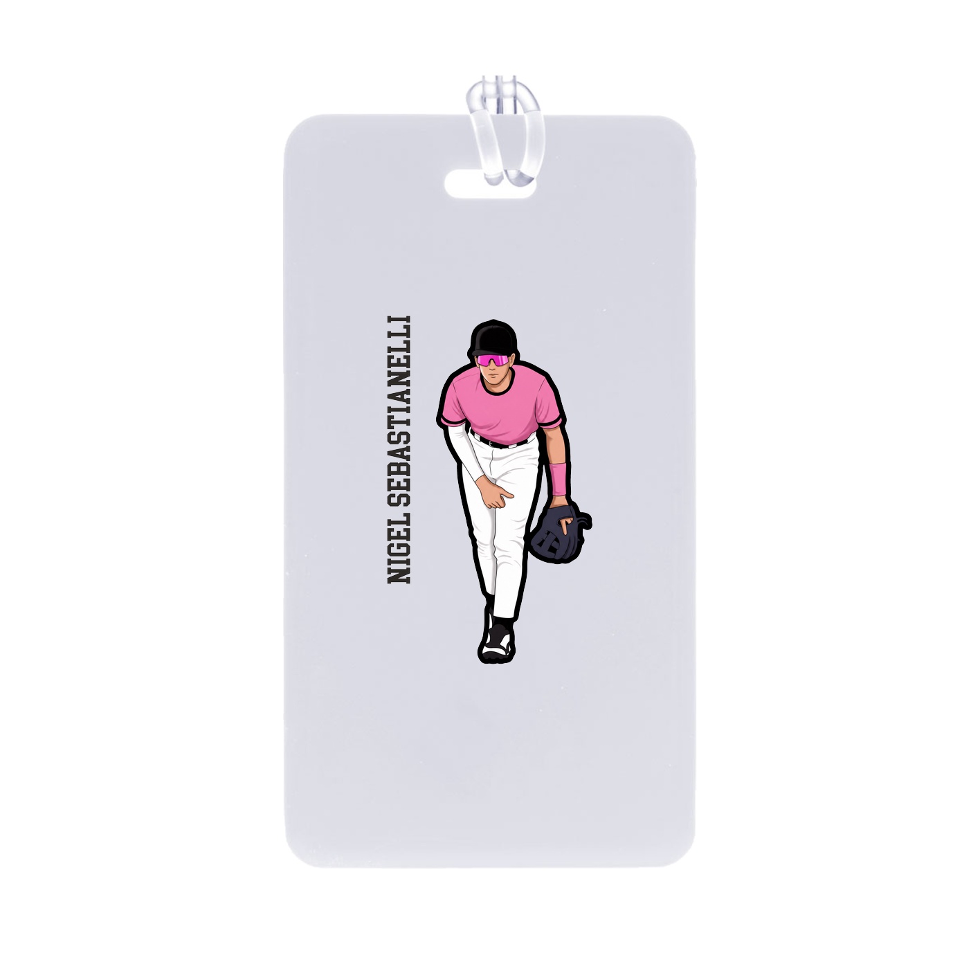 Bag Tag — Name Vertical in Classic