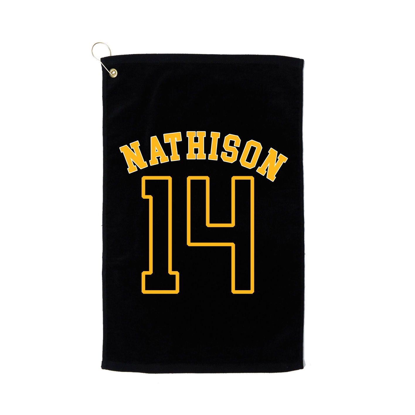 Golf Towel — Shirsey Arch in Black