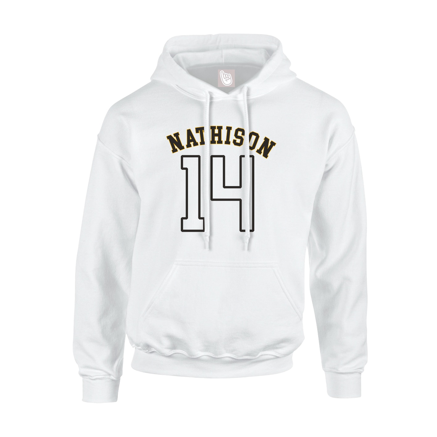 Hoodie — Shirsey Arch in White