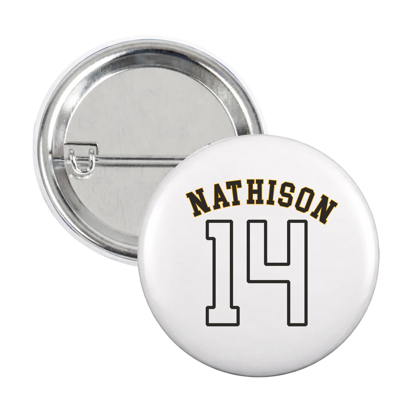 Game Day Button — Shirsey Arch in White
