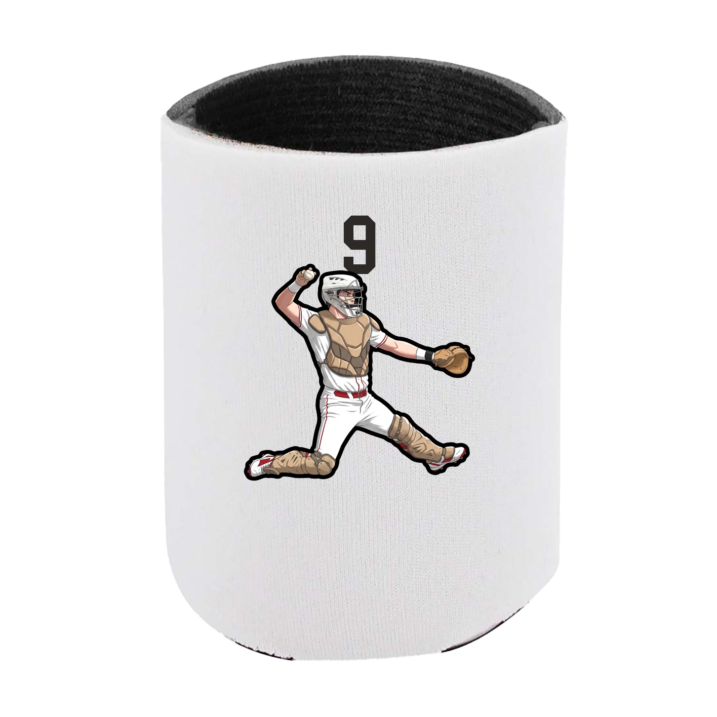 Can Holder — Number Top in White