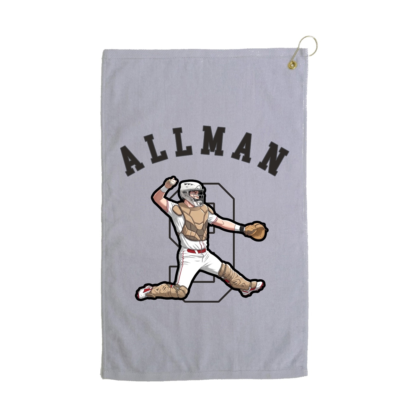 Golf Towel — Shirsey Arch in Grey