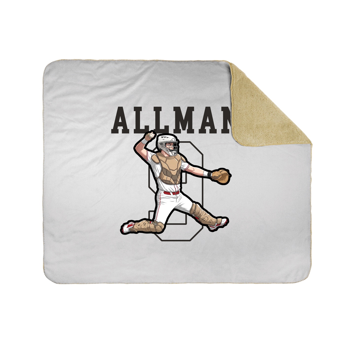 50x60 Sherpa Lined Throw Blanket