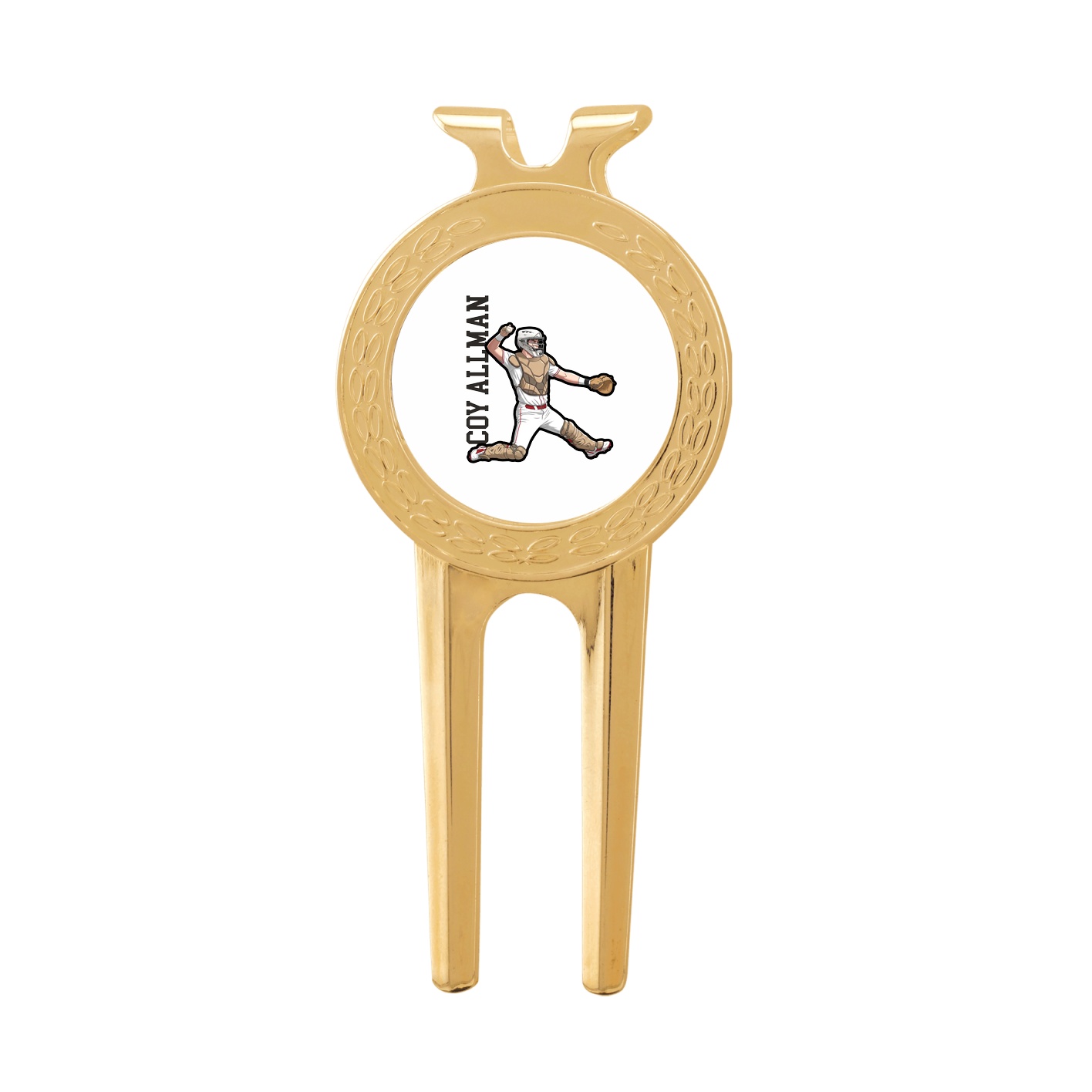 Divot Tool with Ball Marker — Name Vertical in Classic