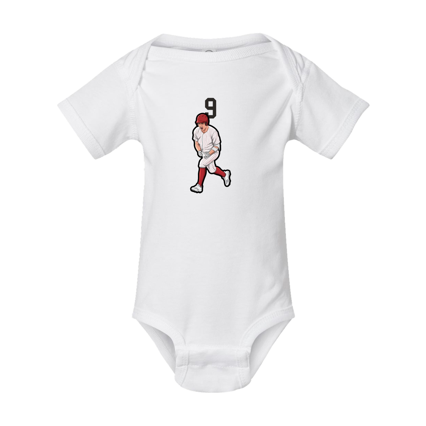 Baby Onesie — Number Top in White