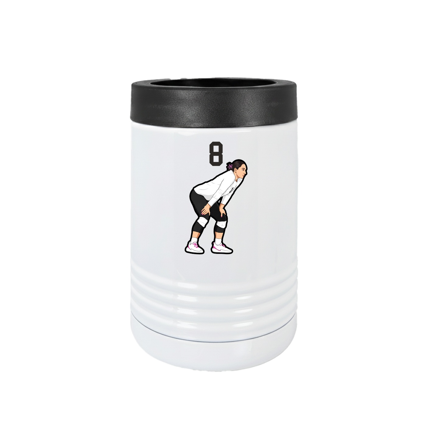 Beverage Holder — Number Top in White