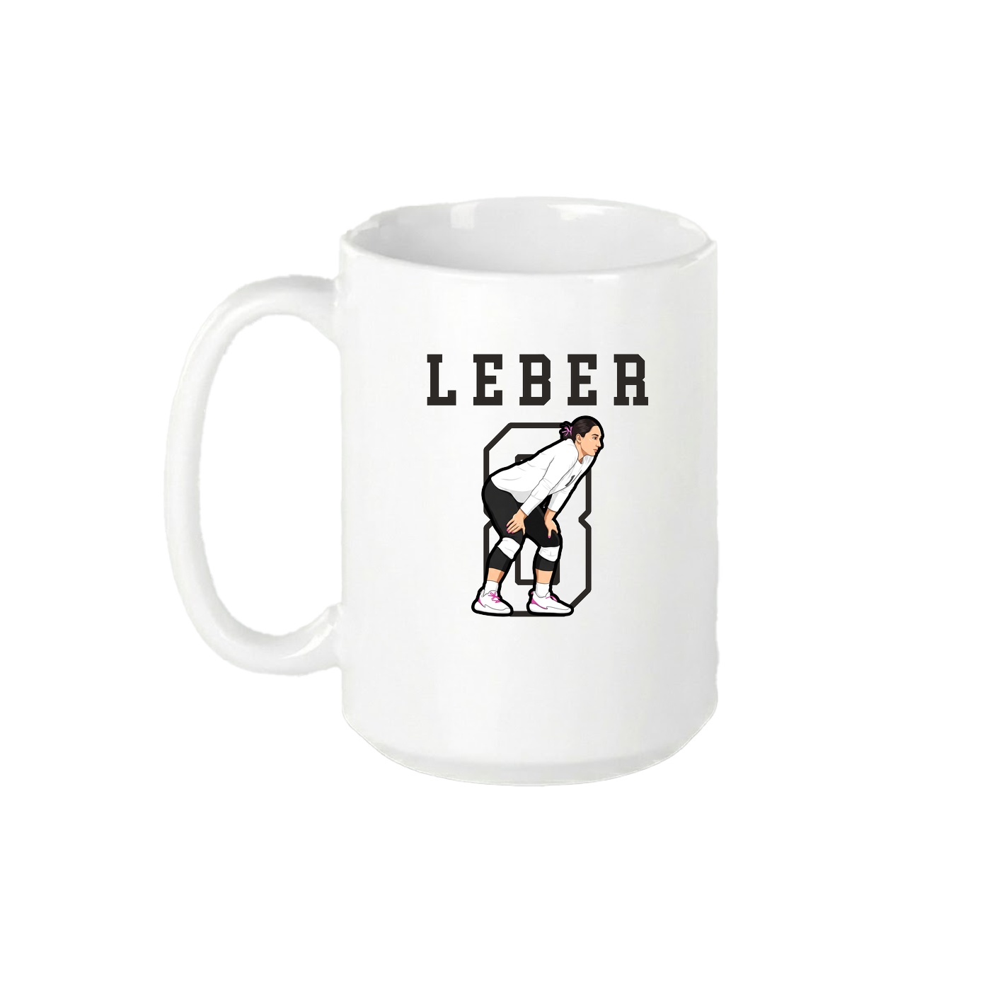 15oz Coffee Mug — Shirsey in White