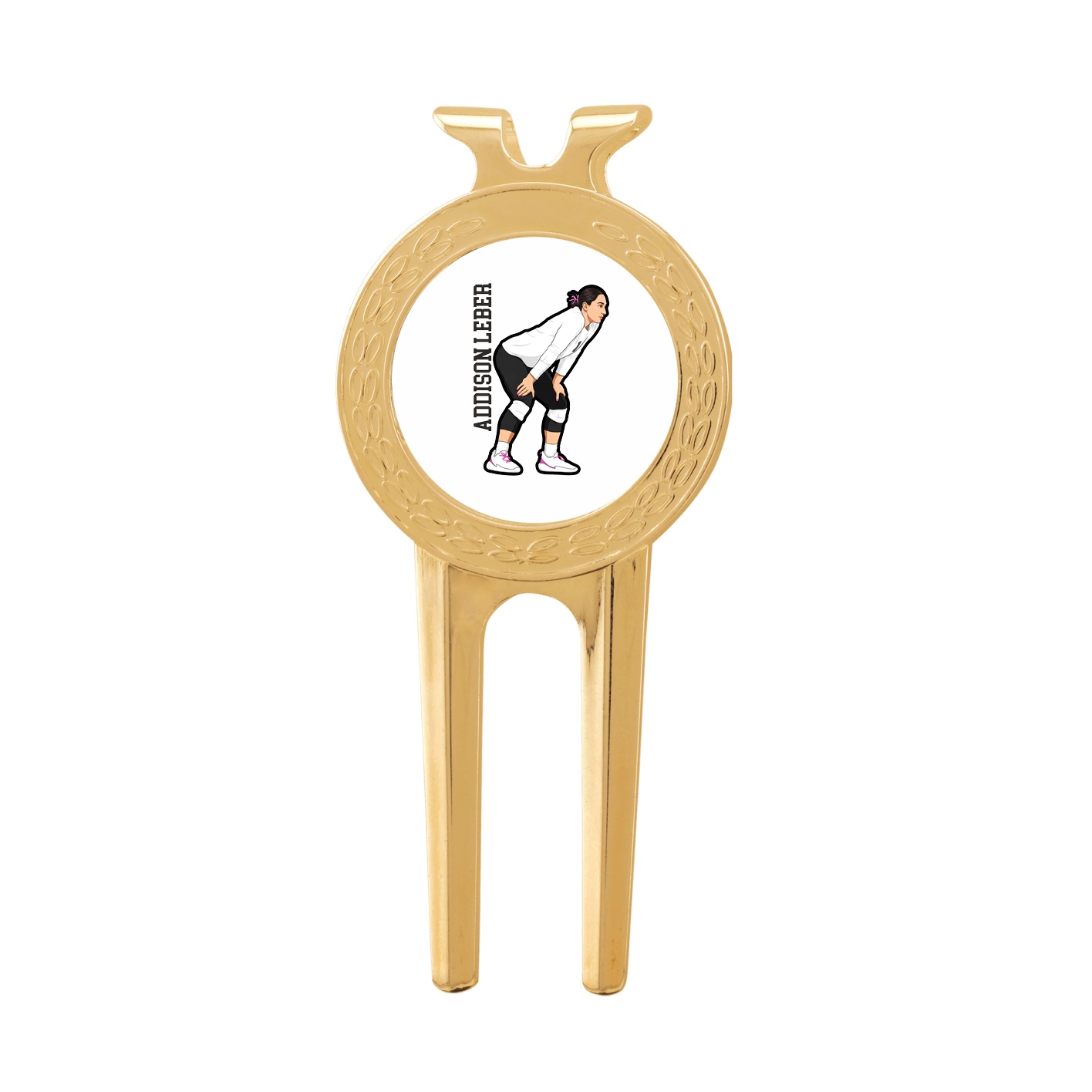 Divot Tool with Ball Marker — Name Vertical in Classic