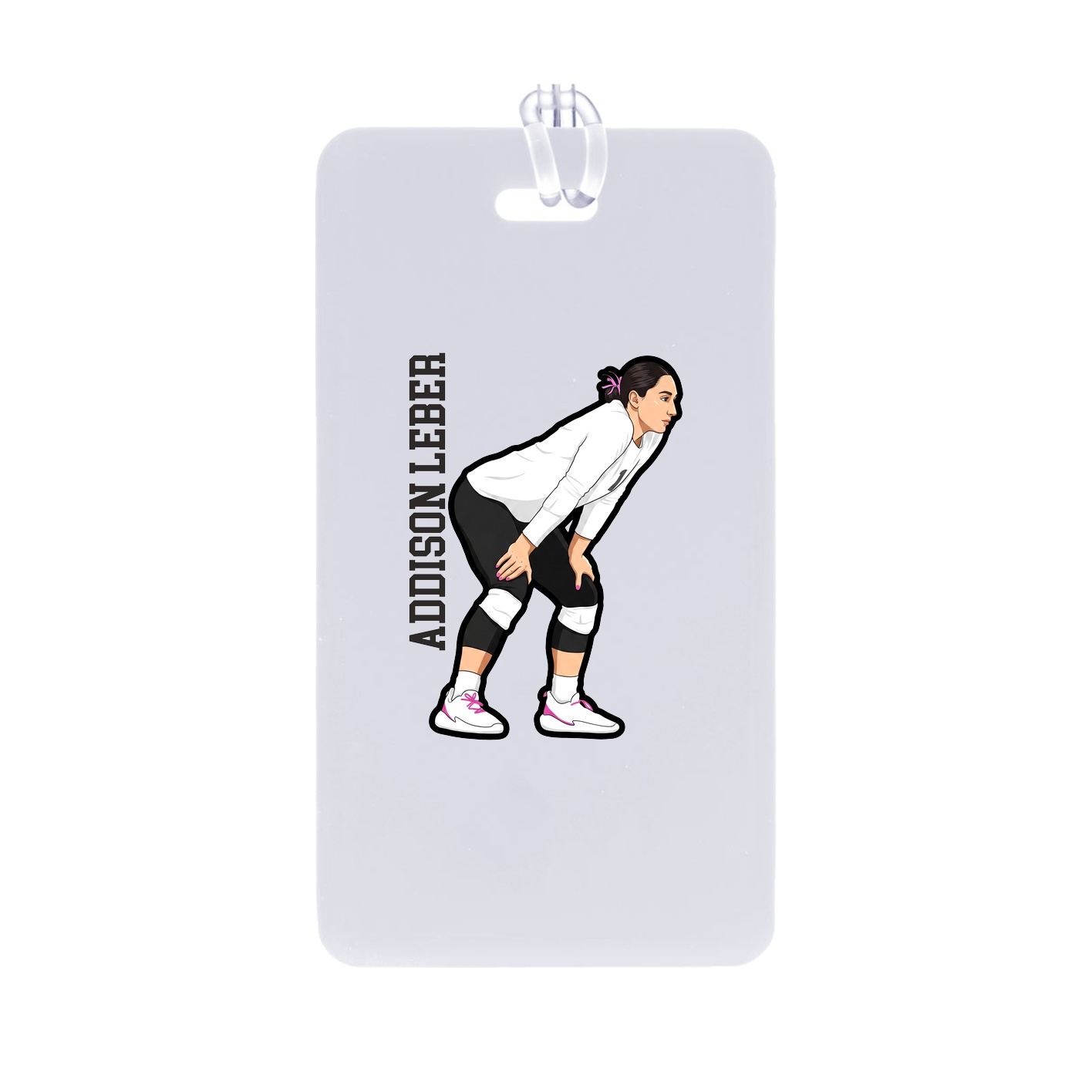 Bag Tag — Name Vertical in Classic