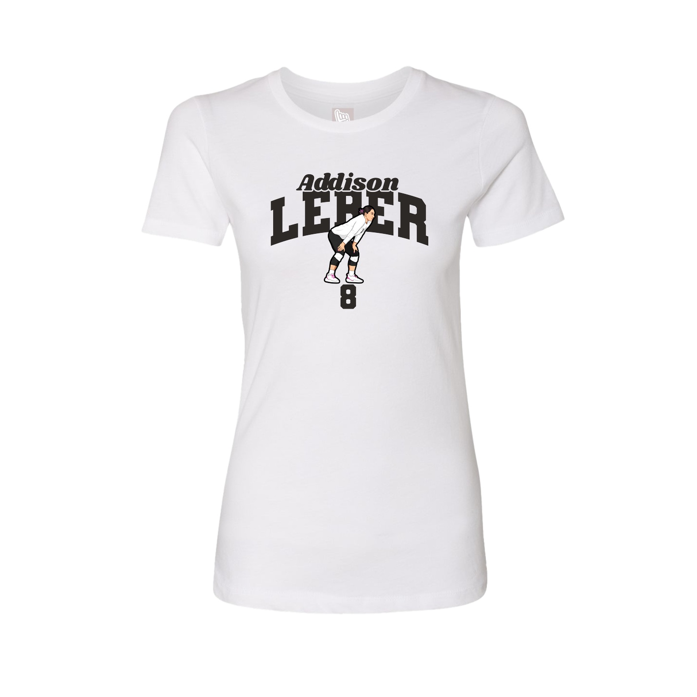 Womens Tee — Signature Arch in White