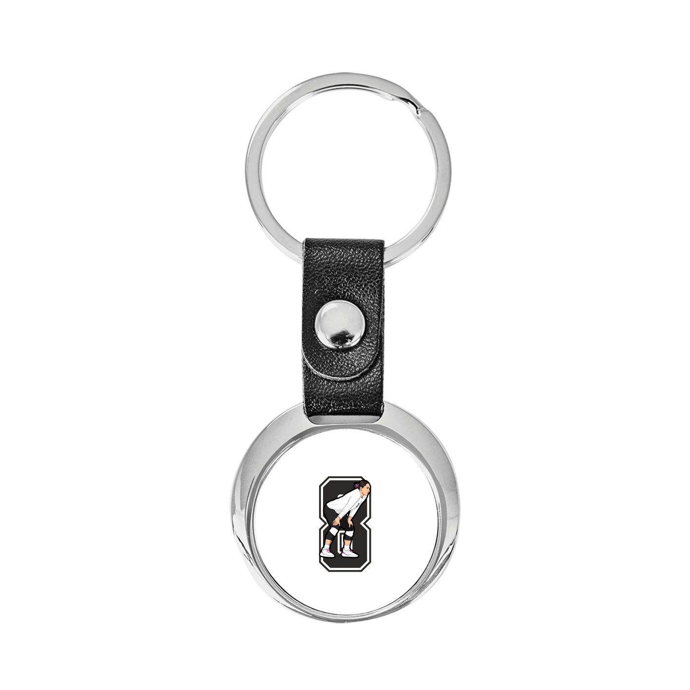 Key Chain — Number in Classic