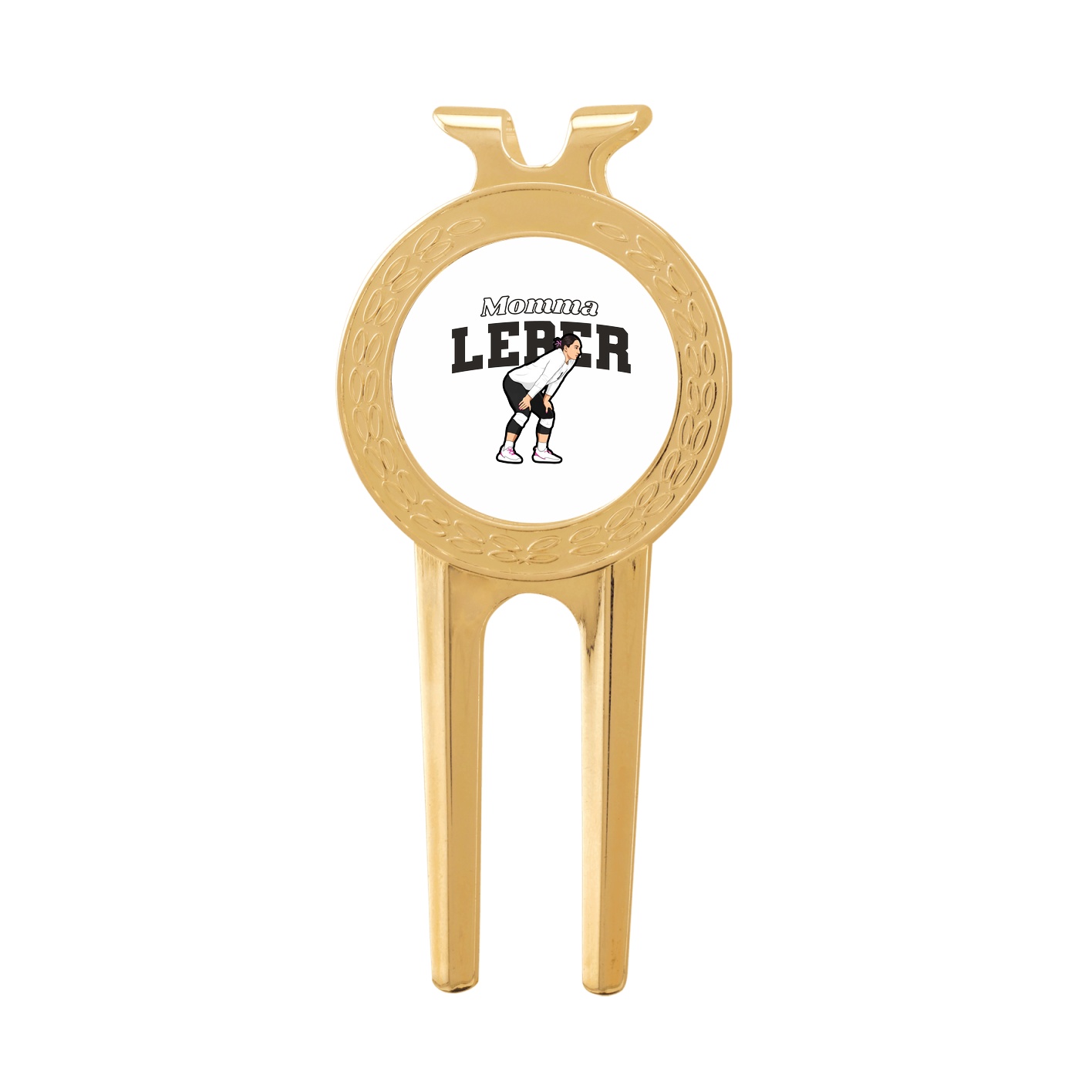 Divot Tool with Ball Marker — Mothers Day Block in Classic