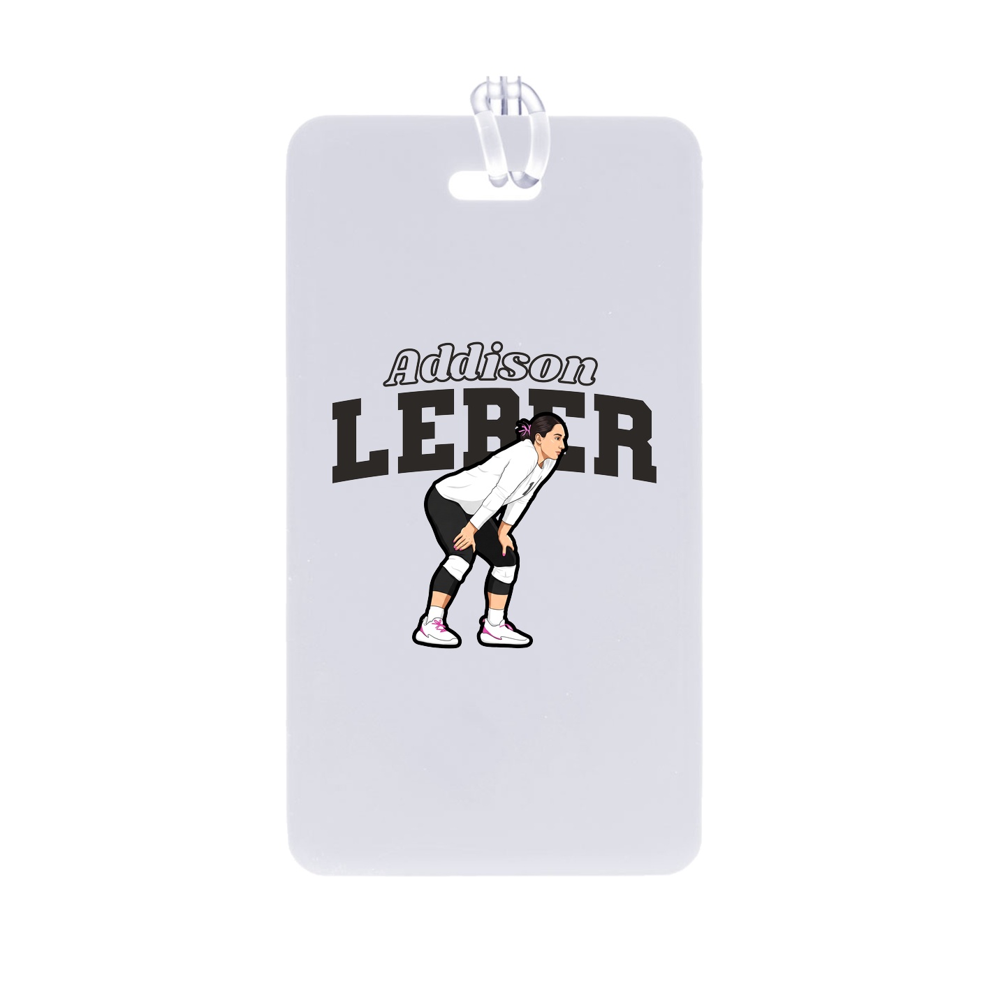 Bag Tag — Name Arch in Classic