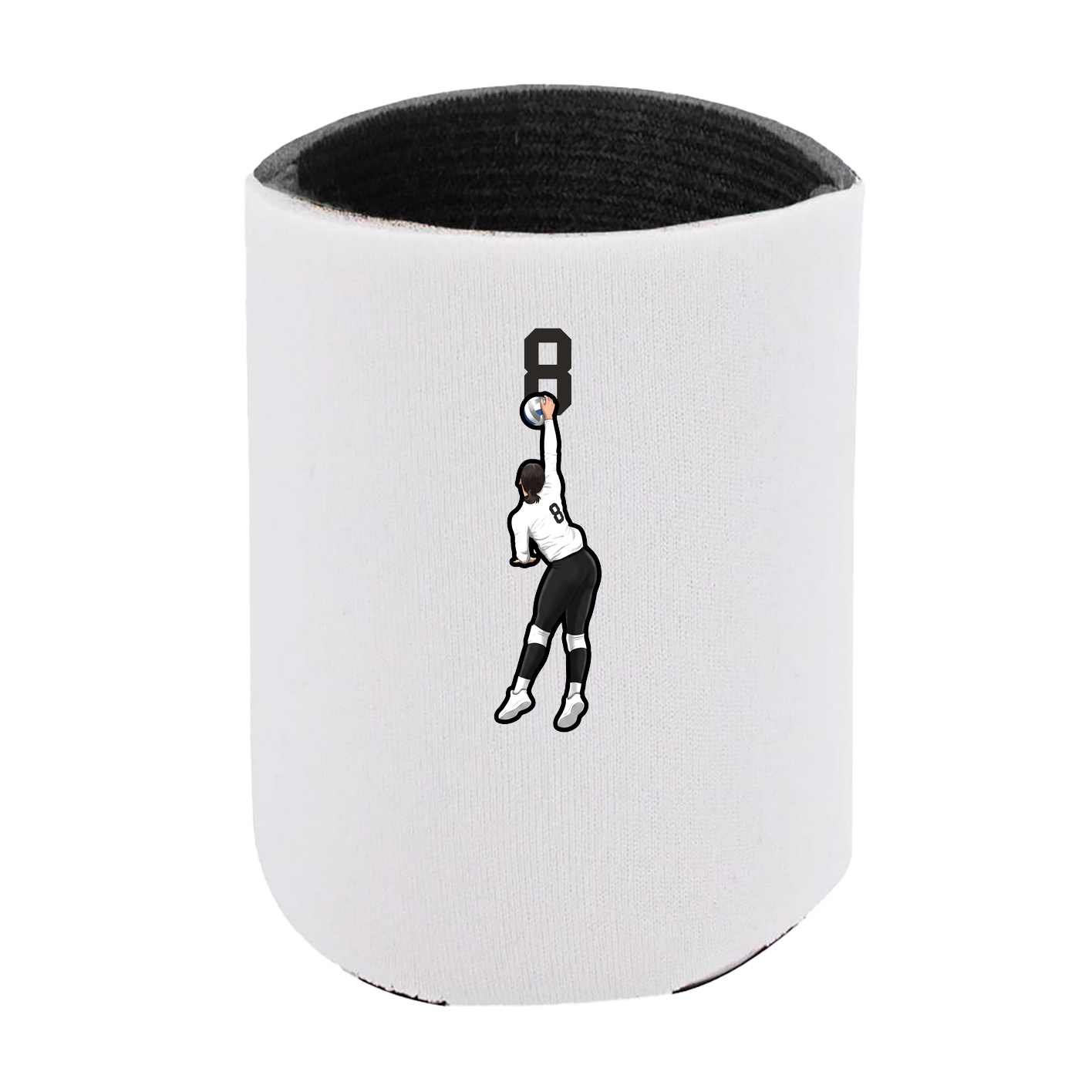Can Holder — Number Top in White