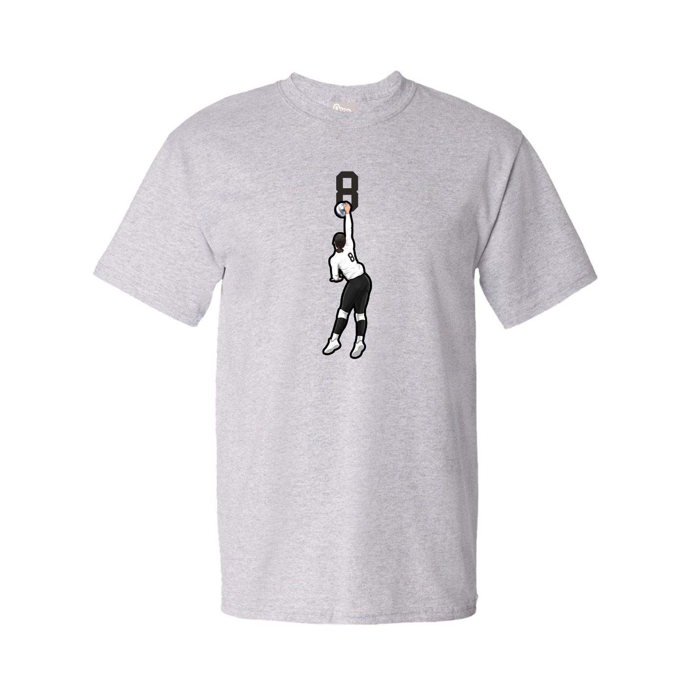 Tee — Number Top in Grey