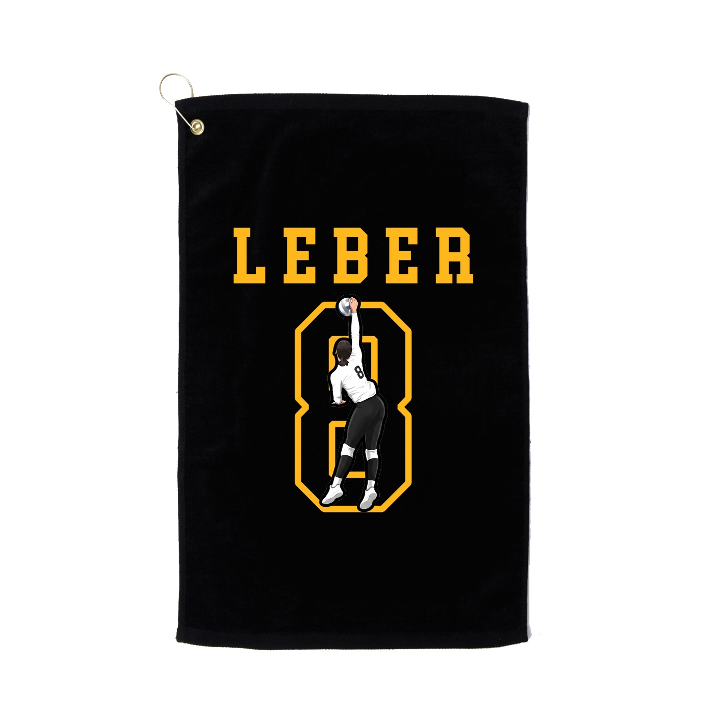 Golf Towel — Shirsey in Black