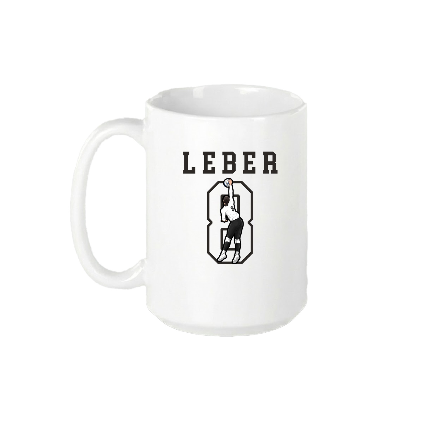 15oz Coffee Mug — Shirsey in White